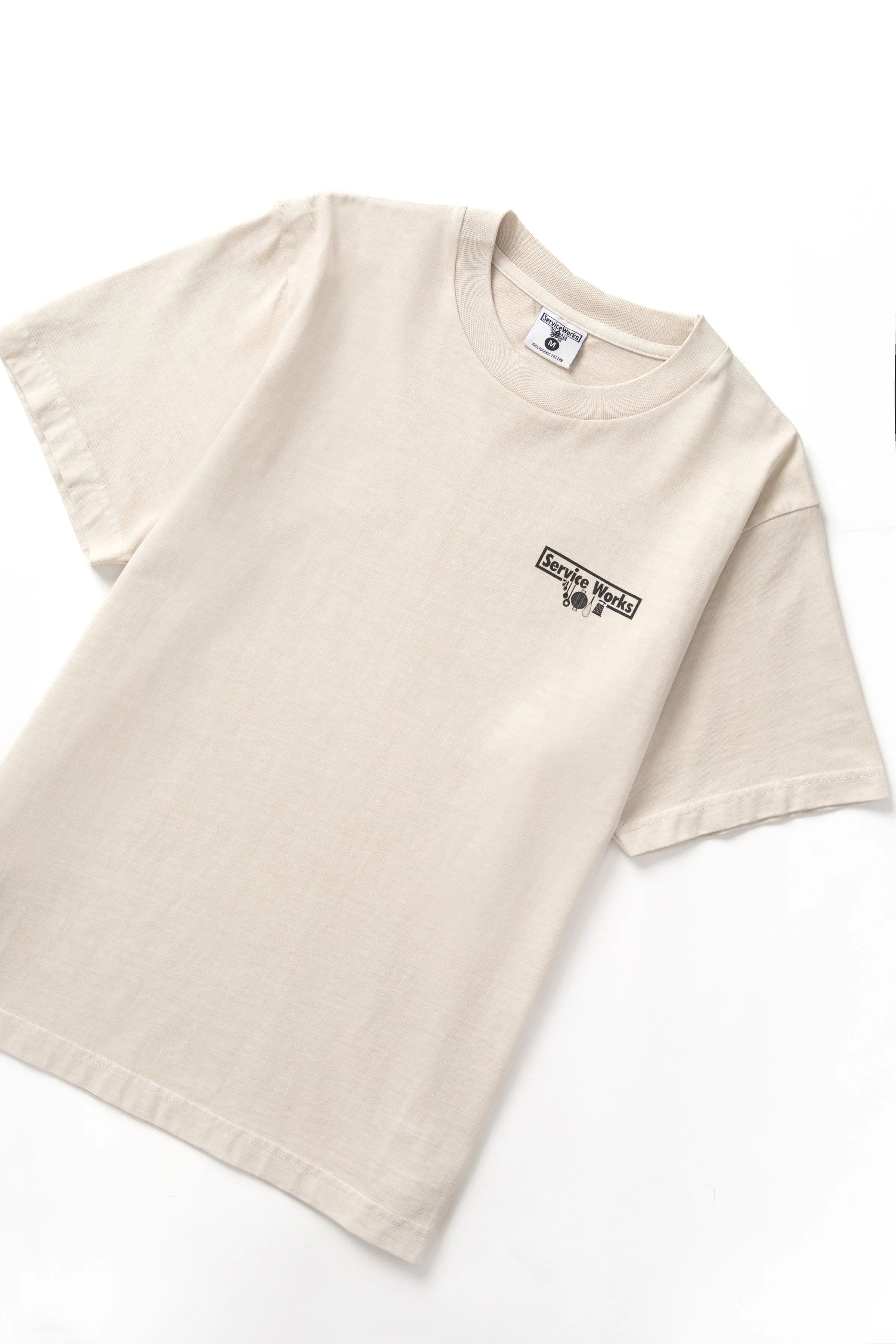 Pigment Dyed Trademark Tee - Natural - Image 3