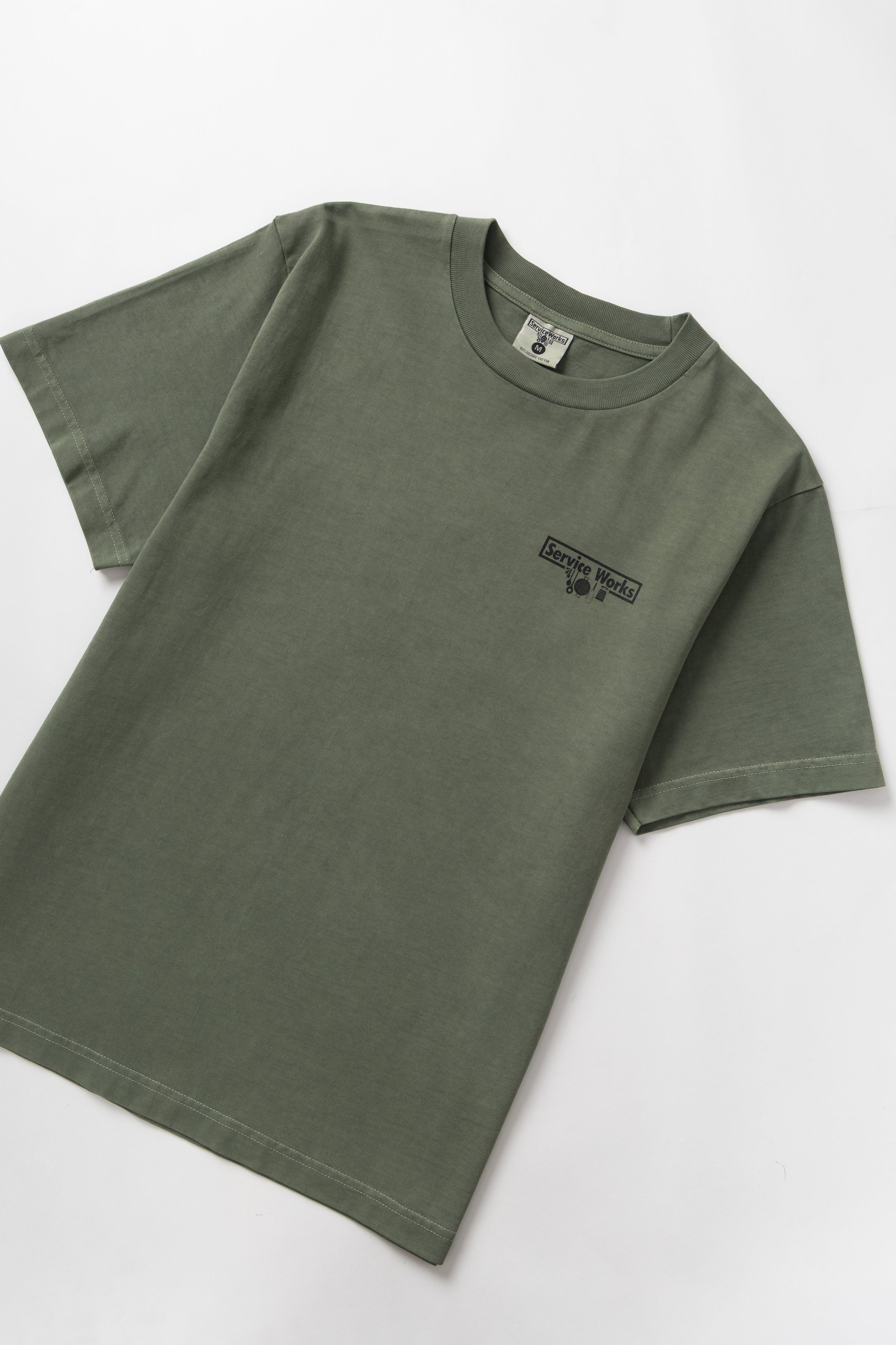 Pigment Dyed Trademark Tee - Olive - Image 3