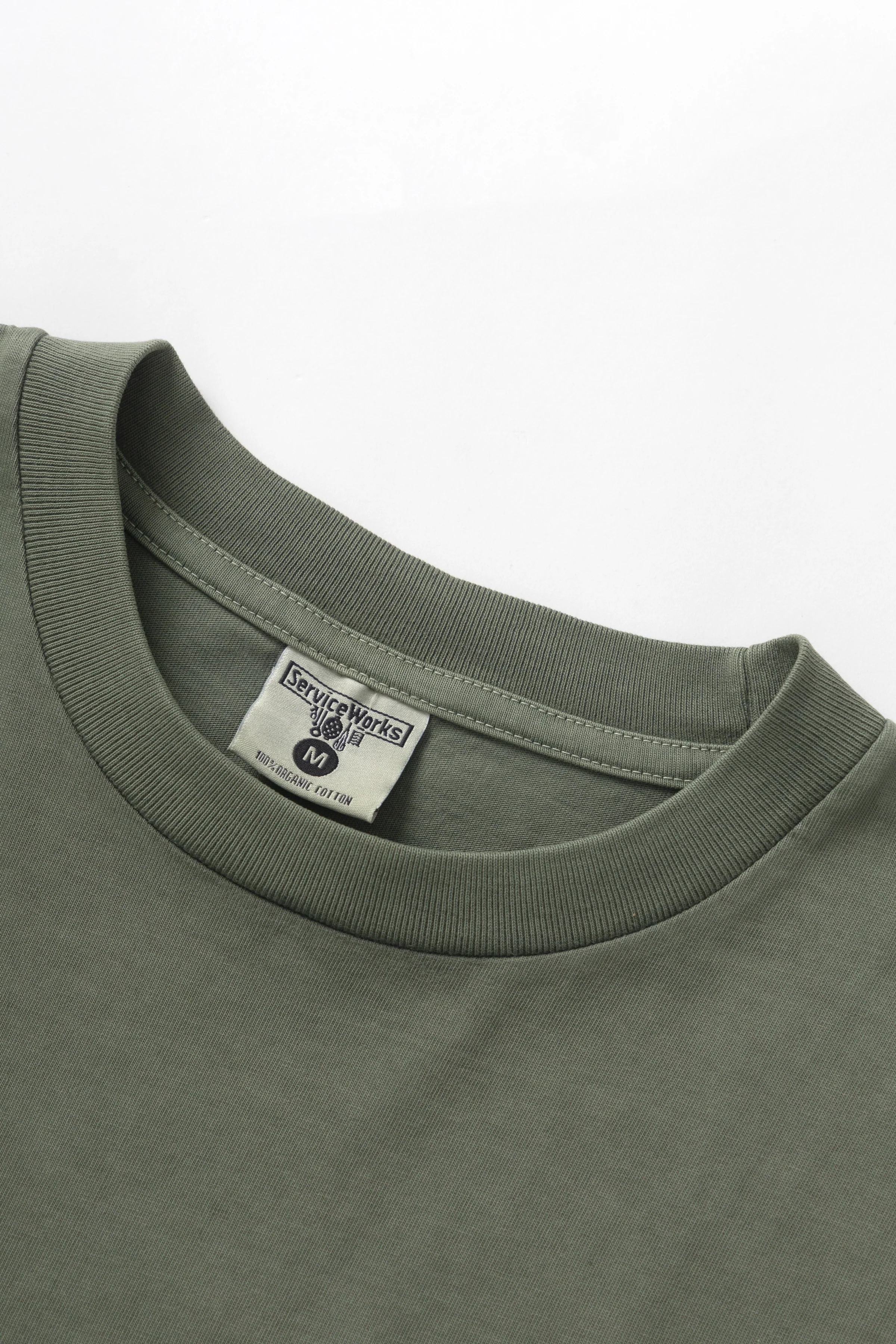 Pigment Dyed Trademark Tee - Olive - Image 4