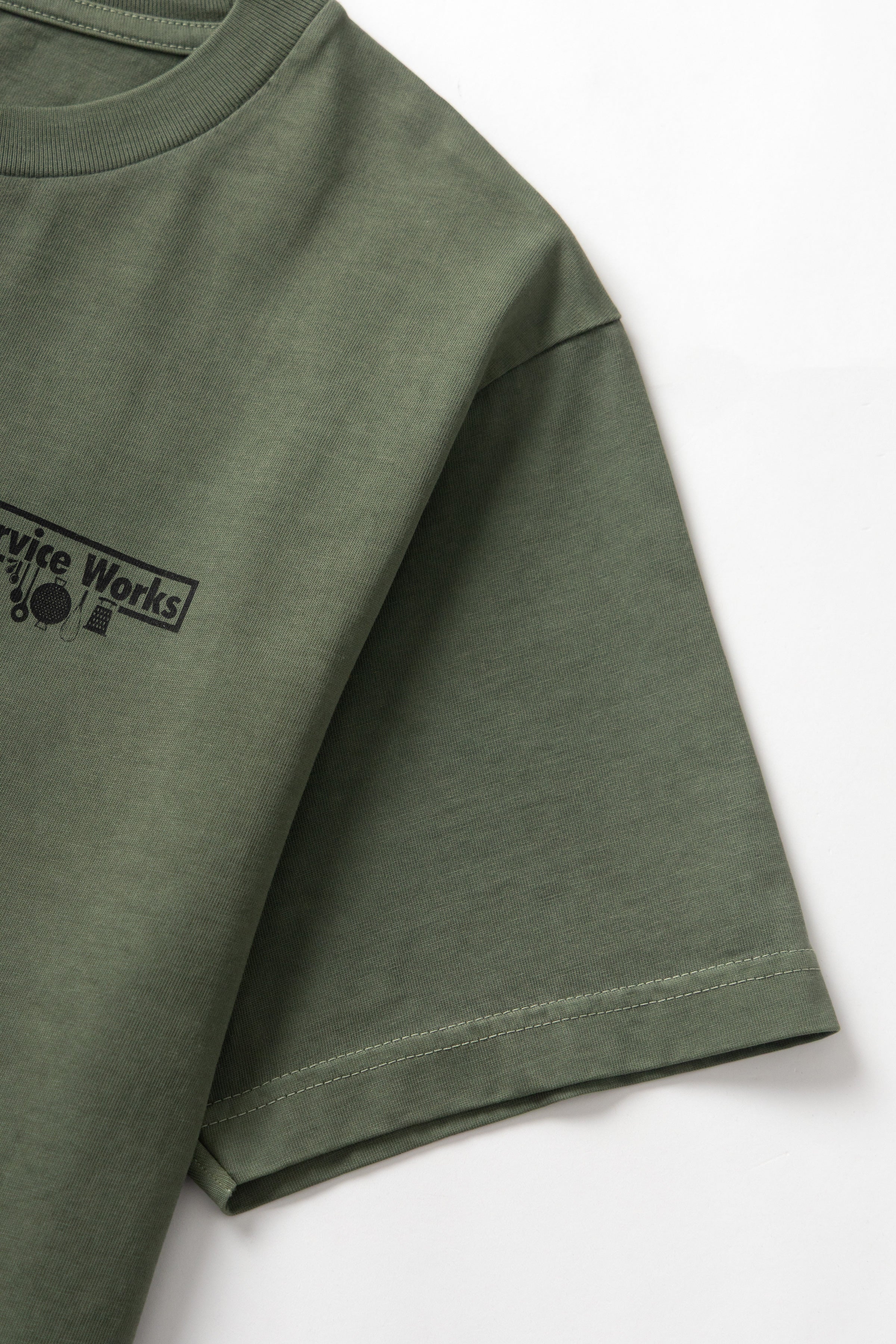 Pigment Dyed Trademark Tee - Olive - Image 5