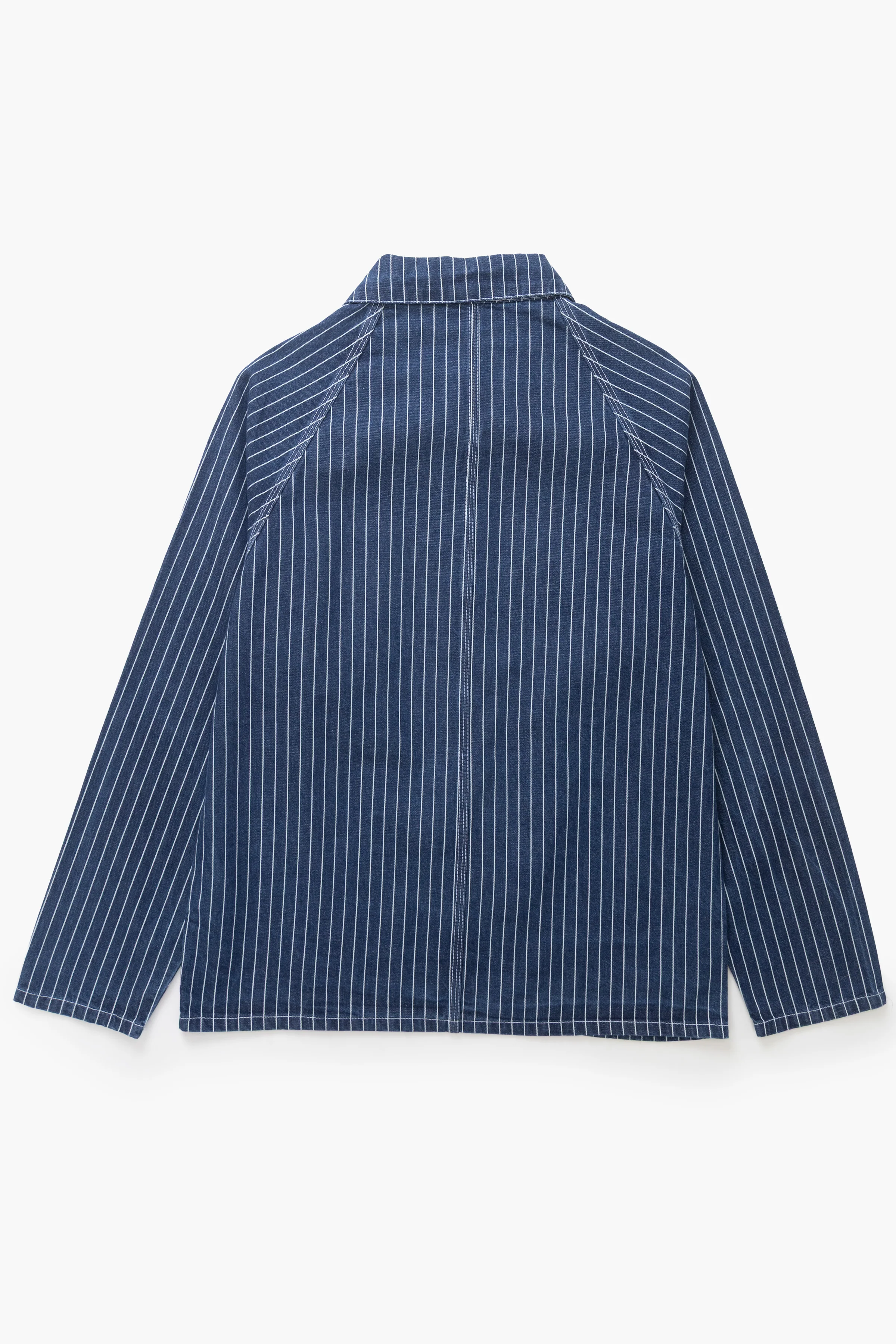 Pinstripe Denim Coverall 2.0 - Indigo - Image 7