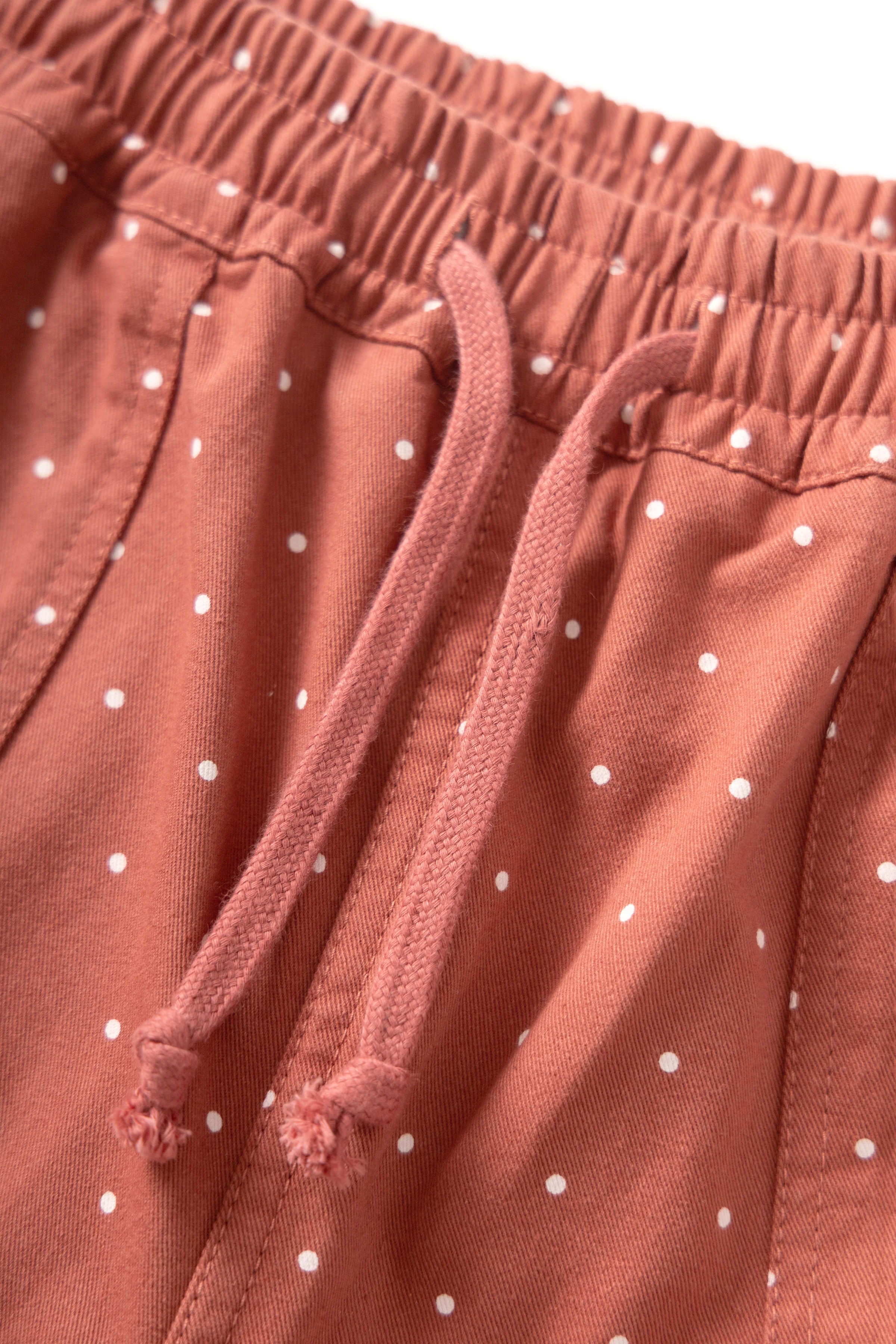 Polka Dot Chef Pants - Clay - Image 7