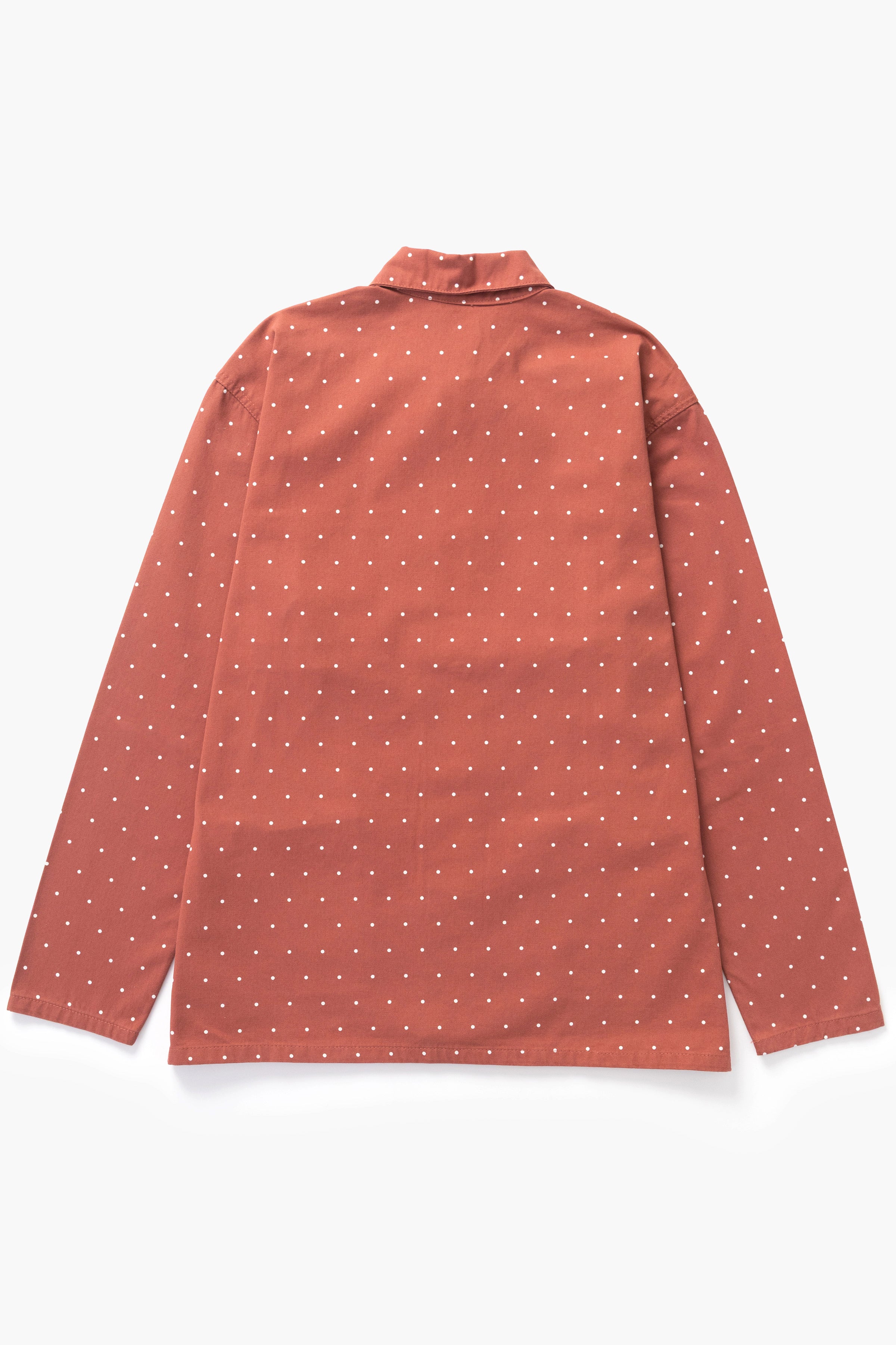 Polka Dot Chore Shirt - Clay - Image 7