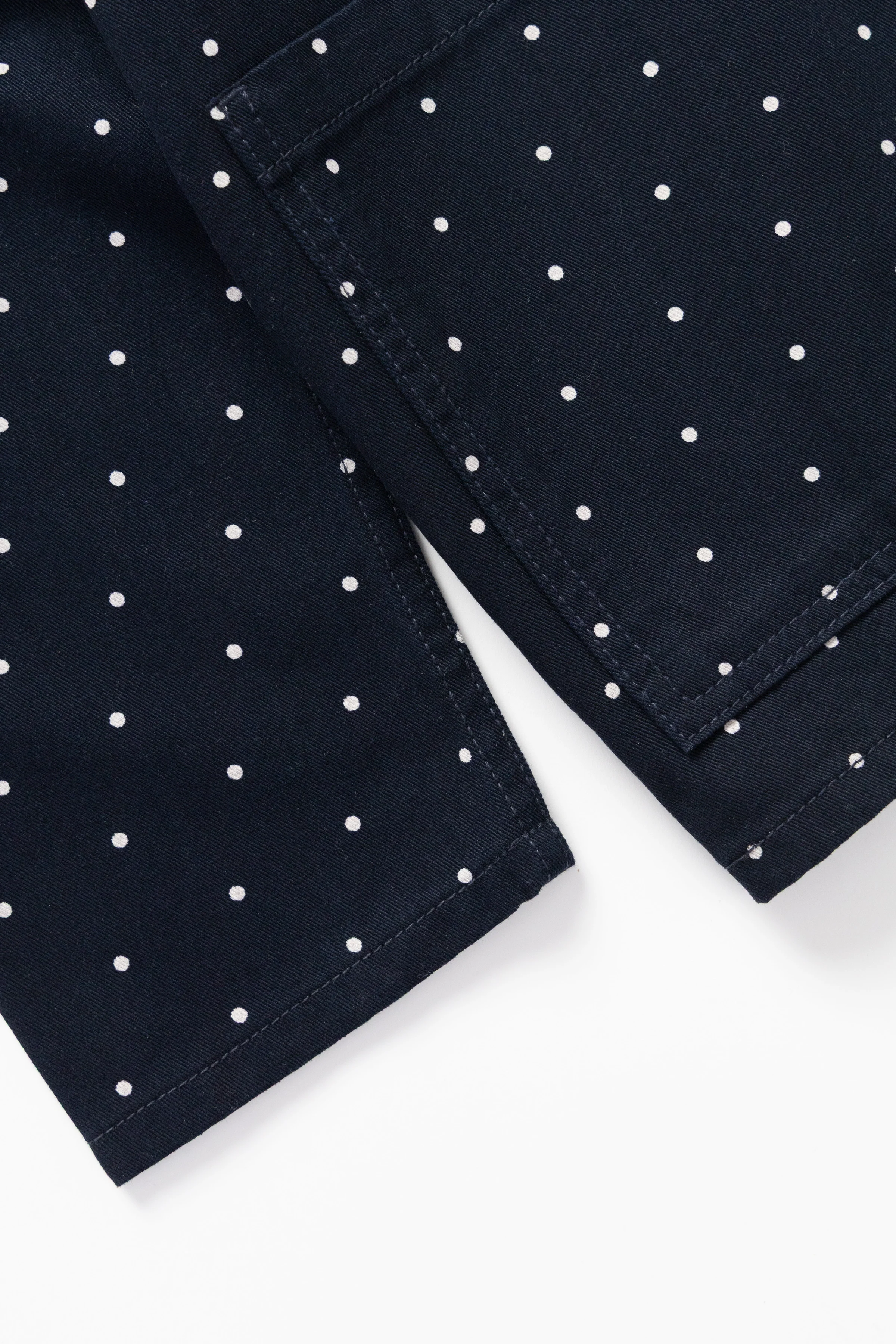 Polka Dot Chore Shirt - Navy - Image 6
