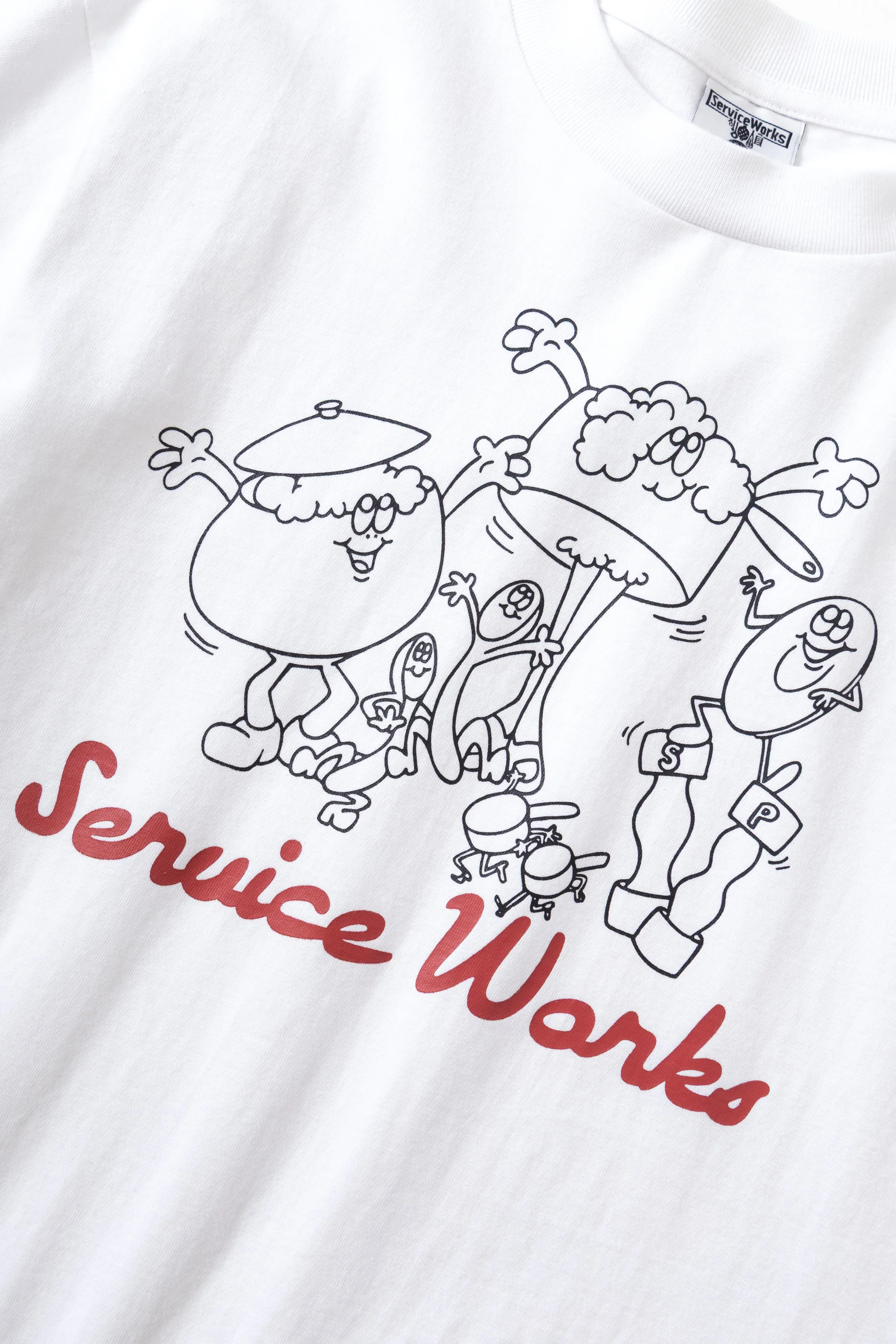 Pots & Pans Tee - White - Image 5