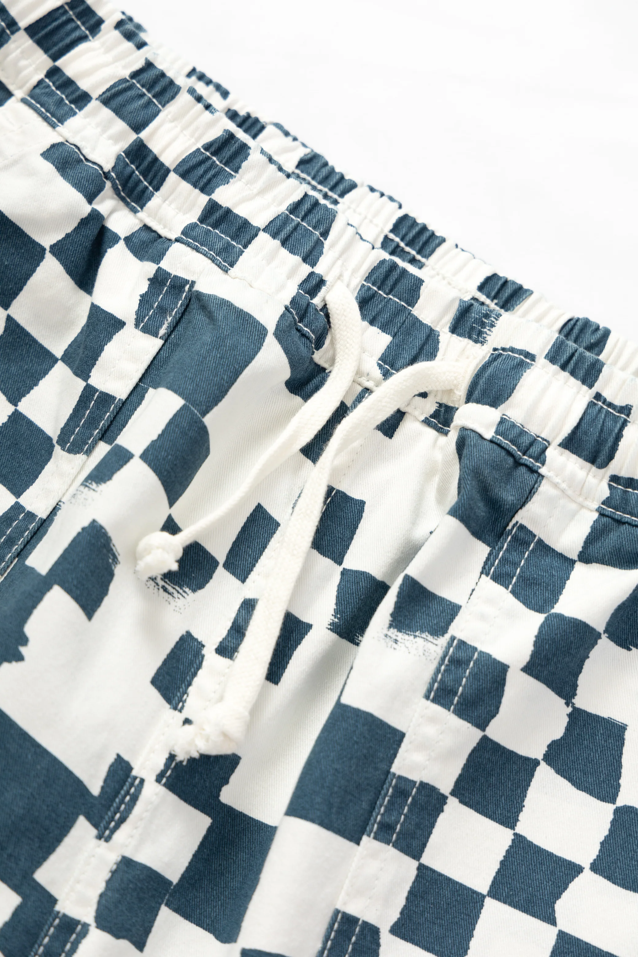 Printed Chef Pants - Teal Checker - Image 3