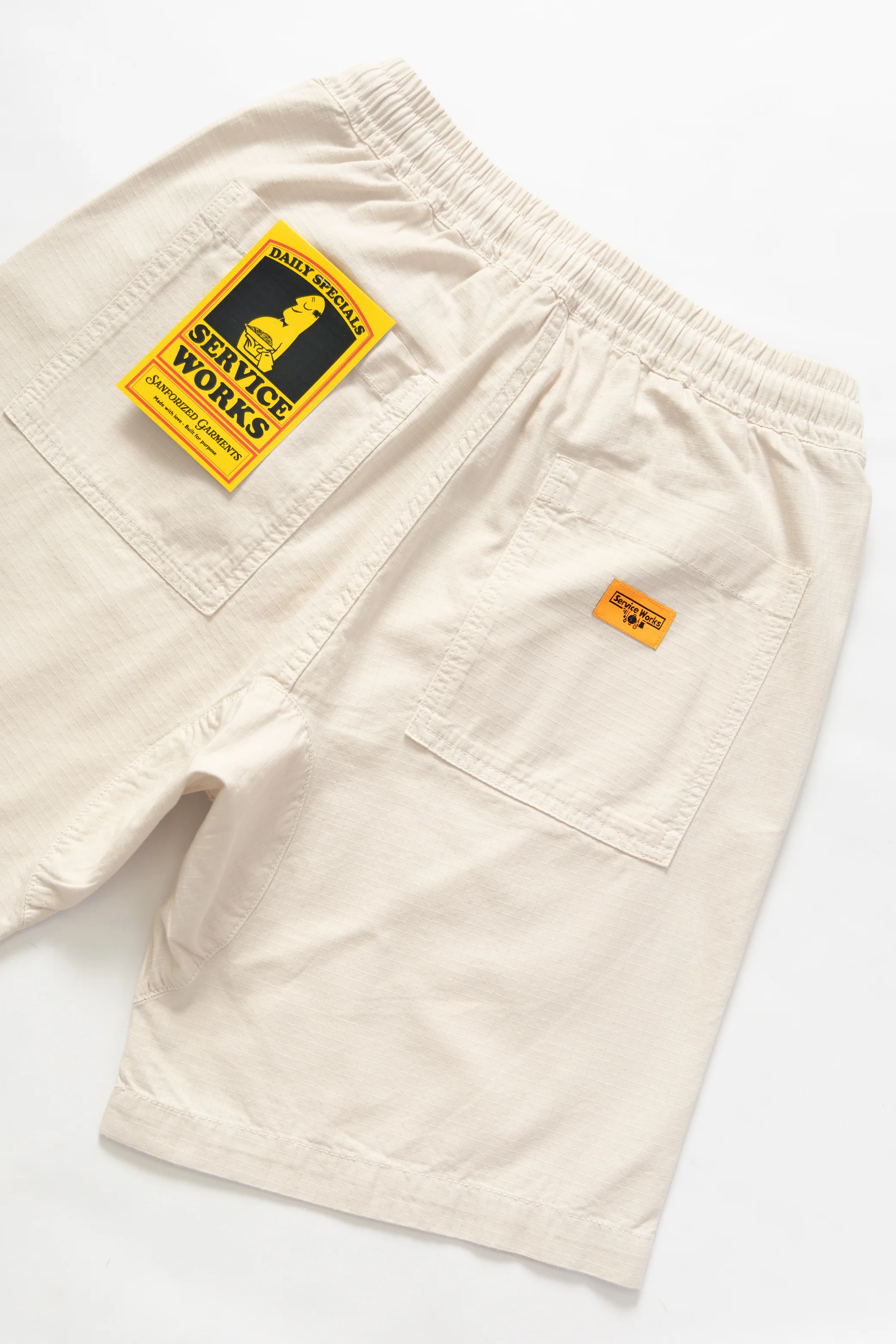 Ripstop Chef Shorts - Bone - Image 4