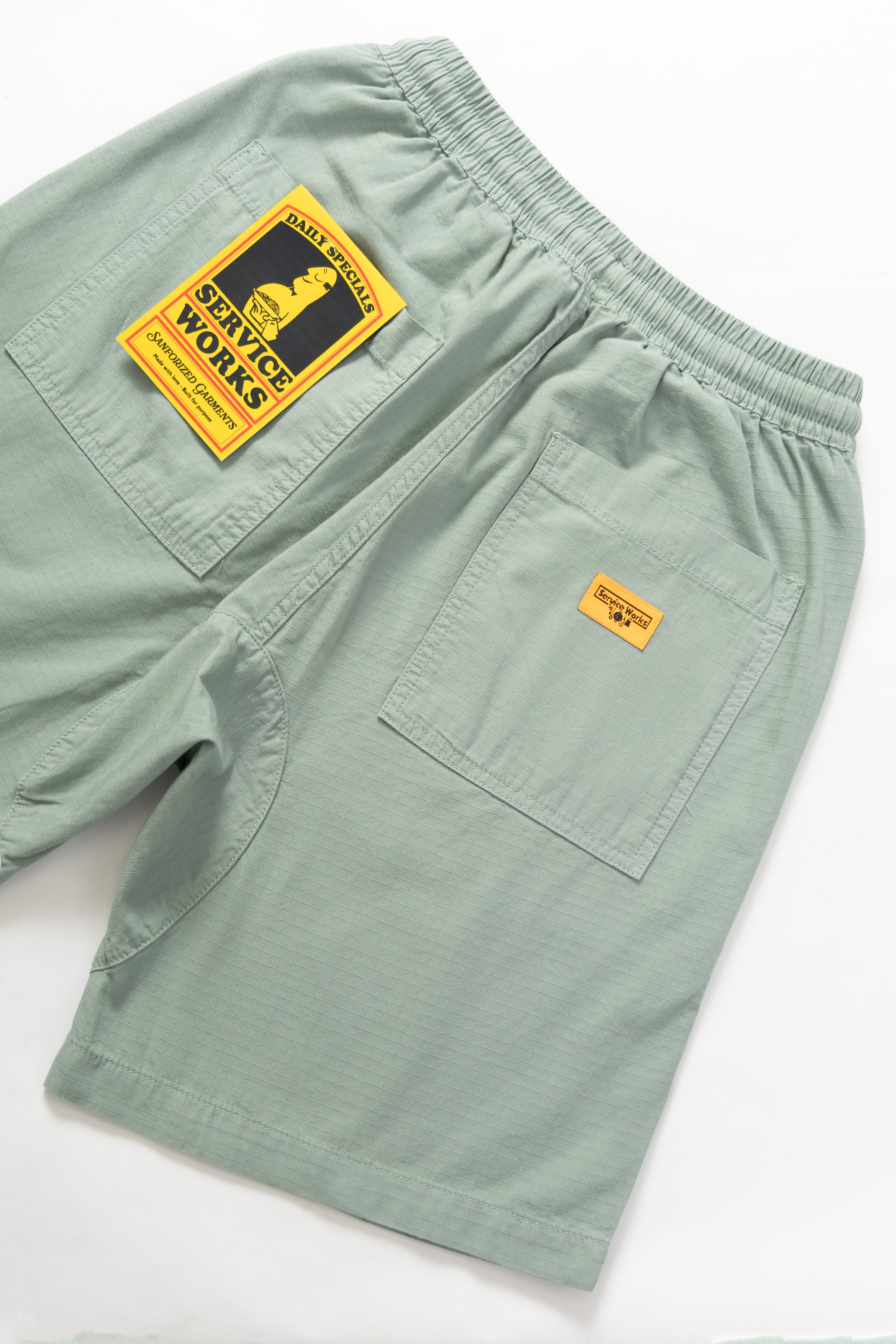 Ripstop Chef Shorts - Sage - Image 4