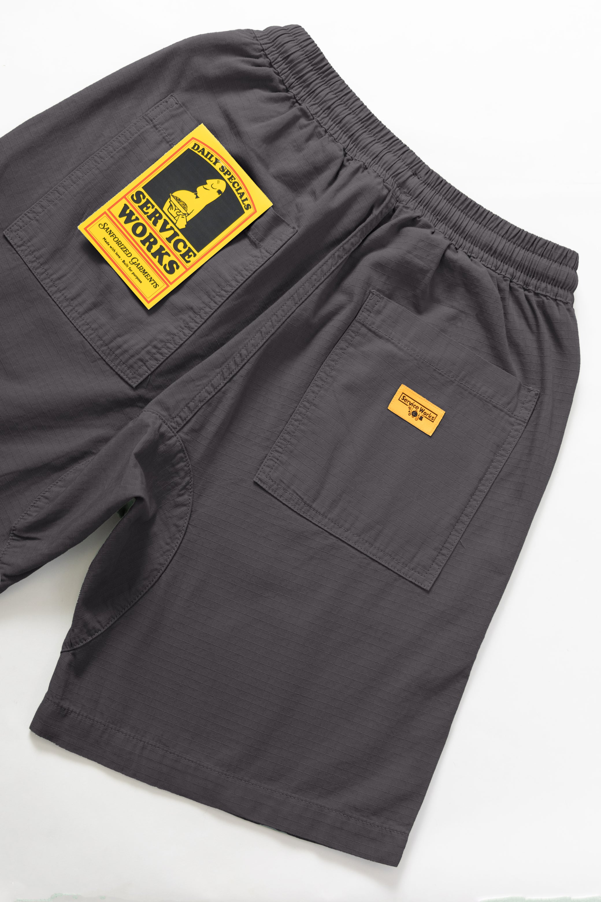 Ripstop Chef Shorts - Washed Black - Image 4