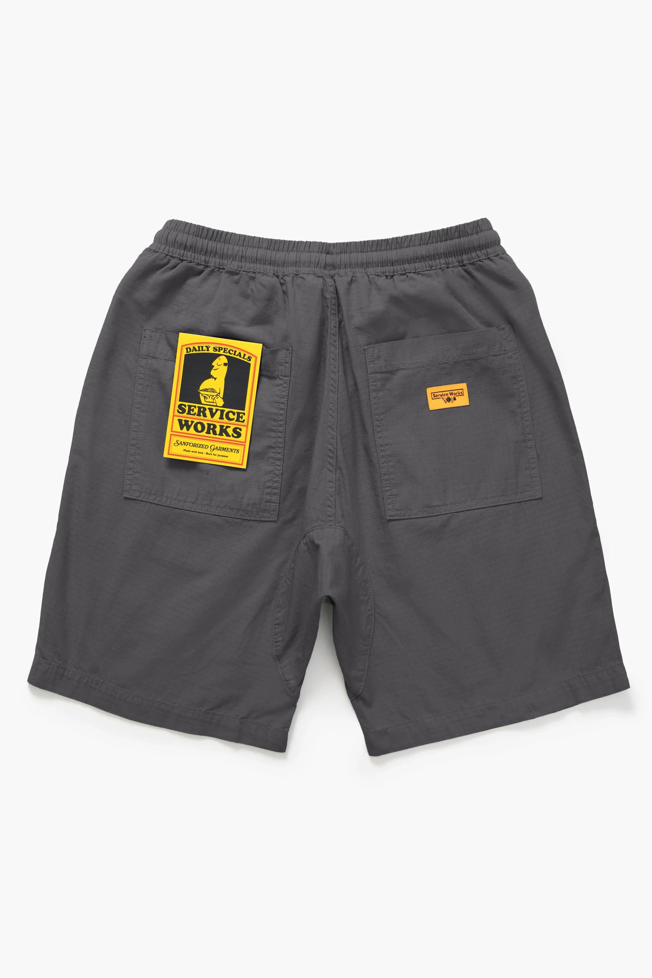 Ripstop Chef Shorts - Washed Black - Image 5