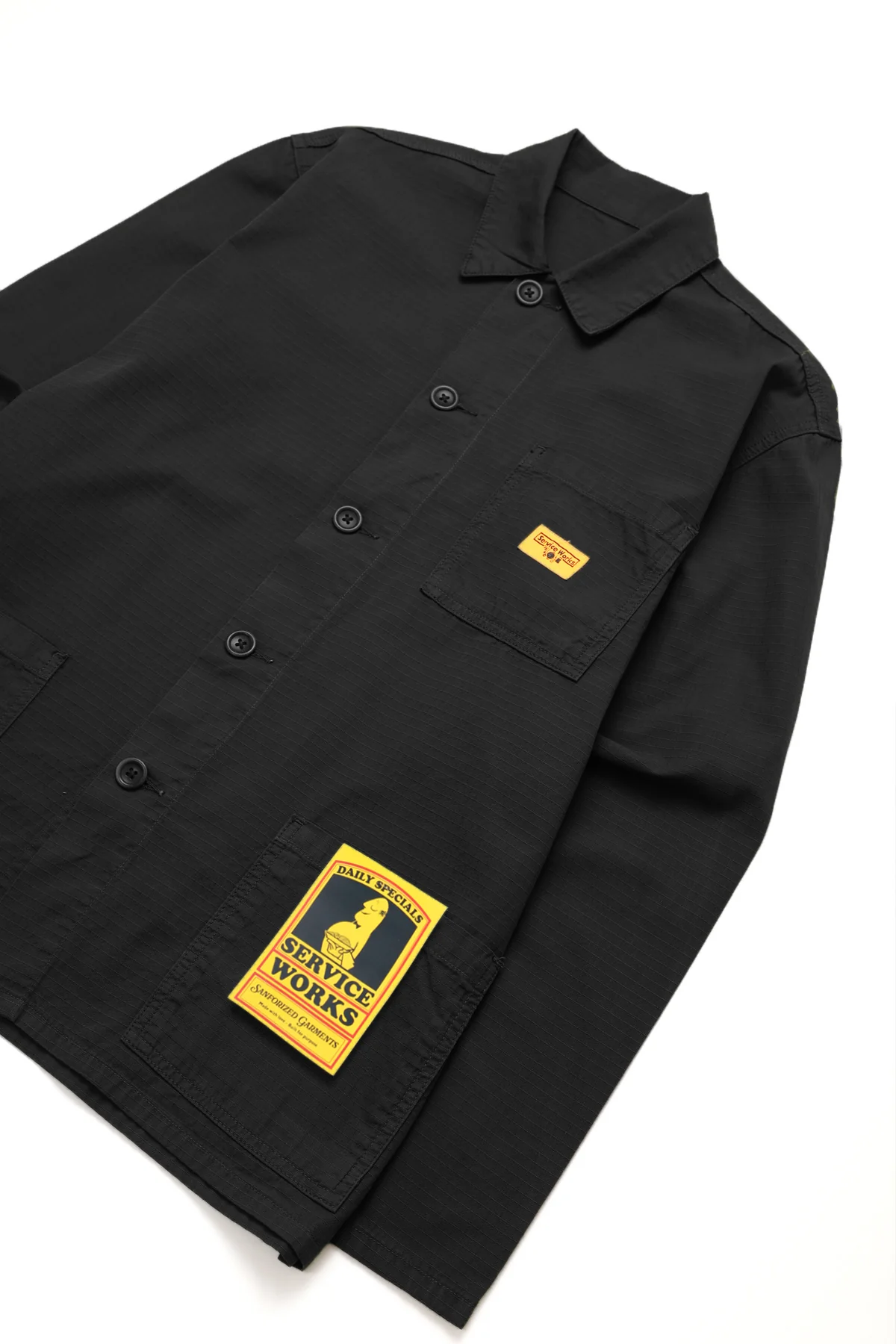 Ripstop Chore Shirt - Black - Image 2