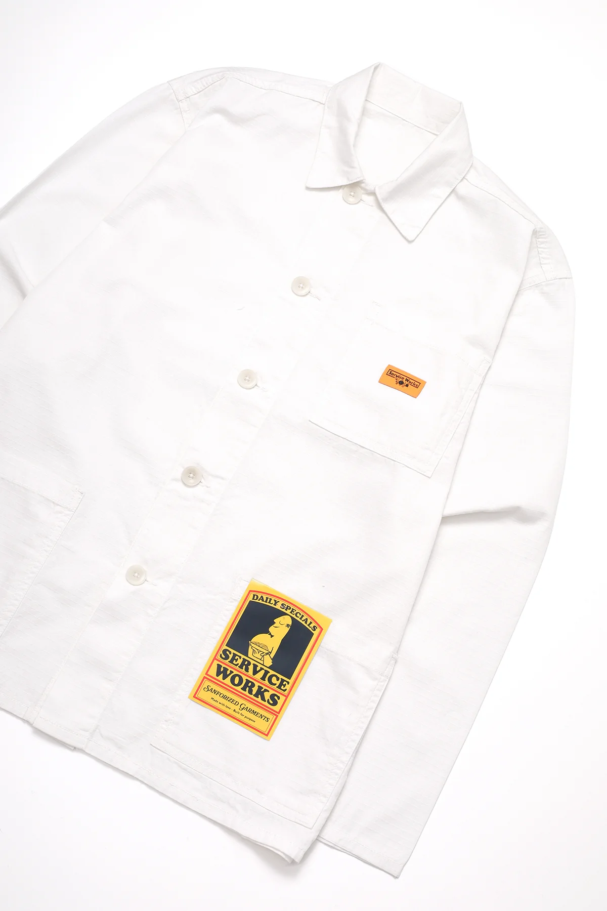 Ripstop Chore Shirt - Off White - Image 2