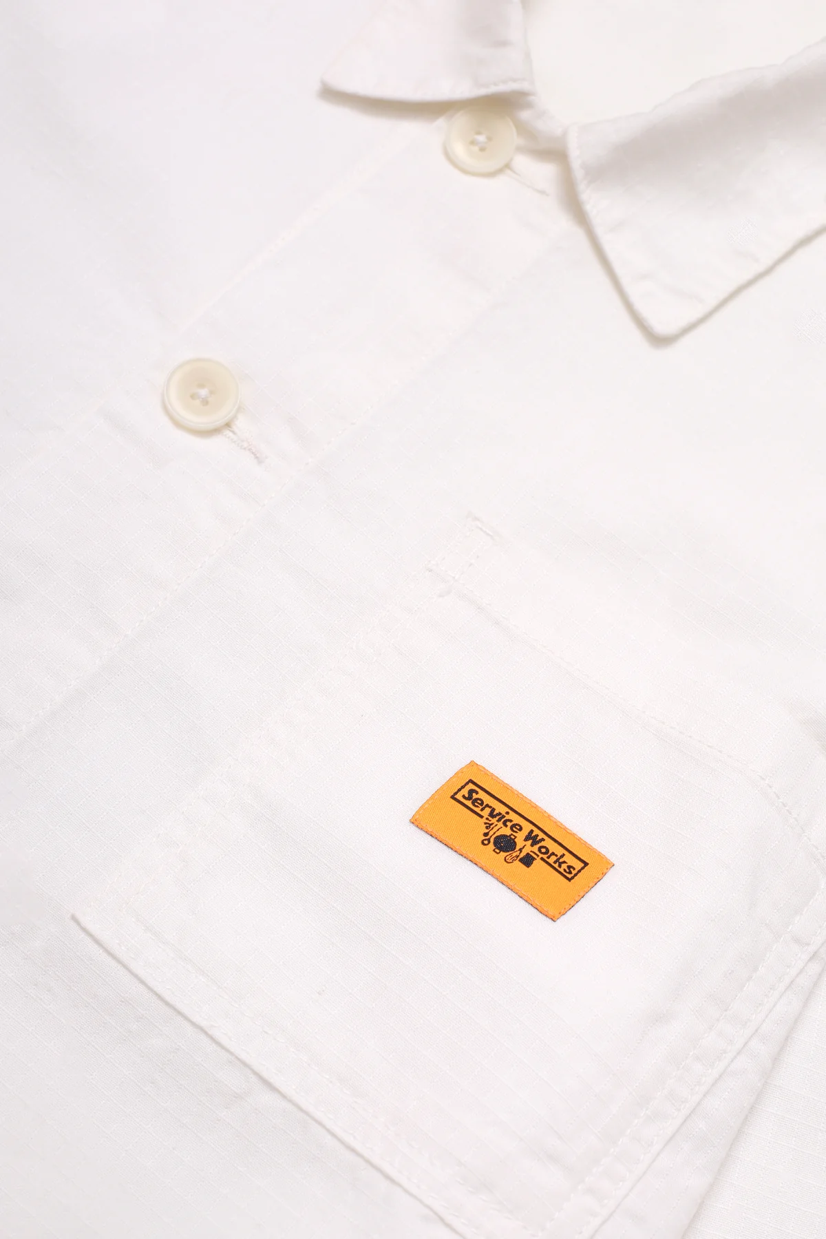 Ripstop Chore Shirt - Off White - Image 4
