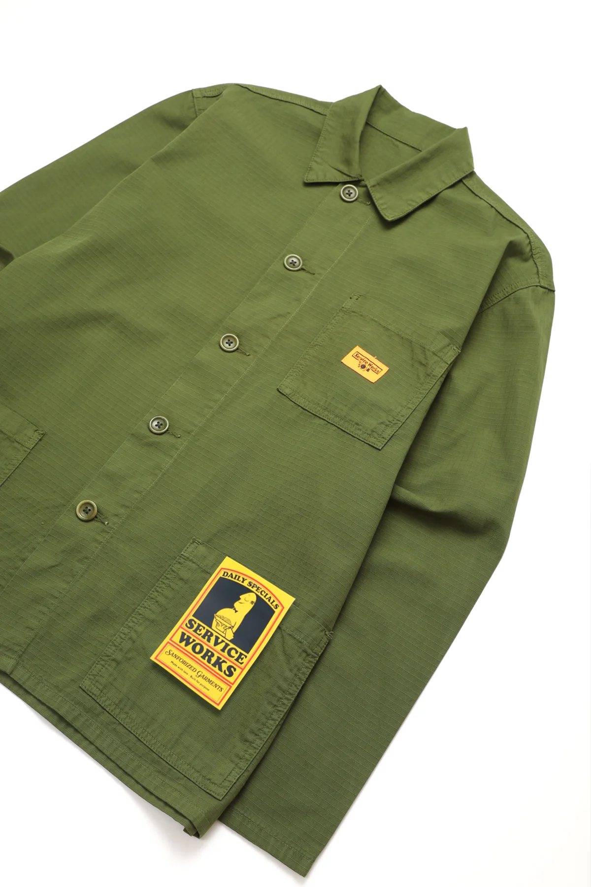 Ripstop Chore Shirt - Pesto - Image 2