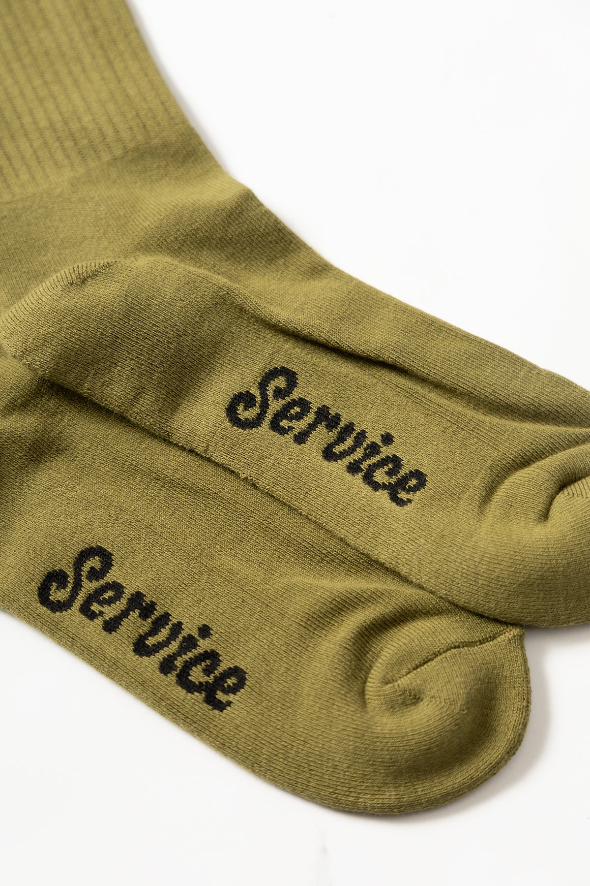 Salt + Pepper Socks - Olive - Image 4