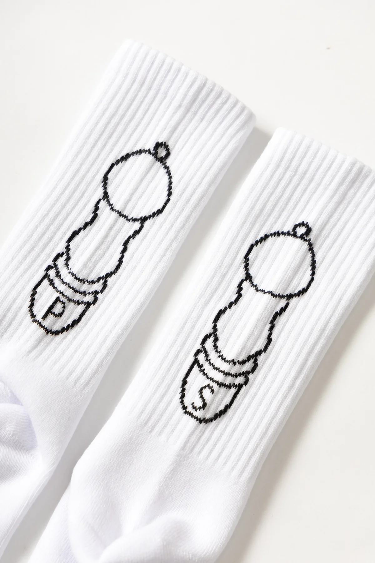 Salt + Pepper Socks - White - Image 3