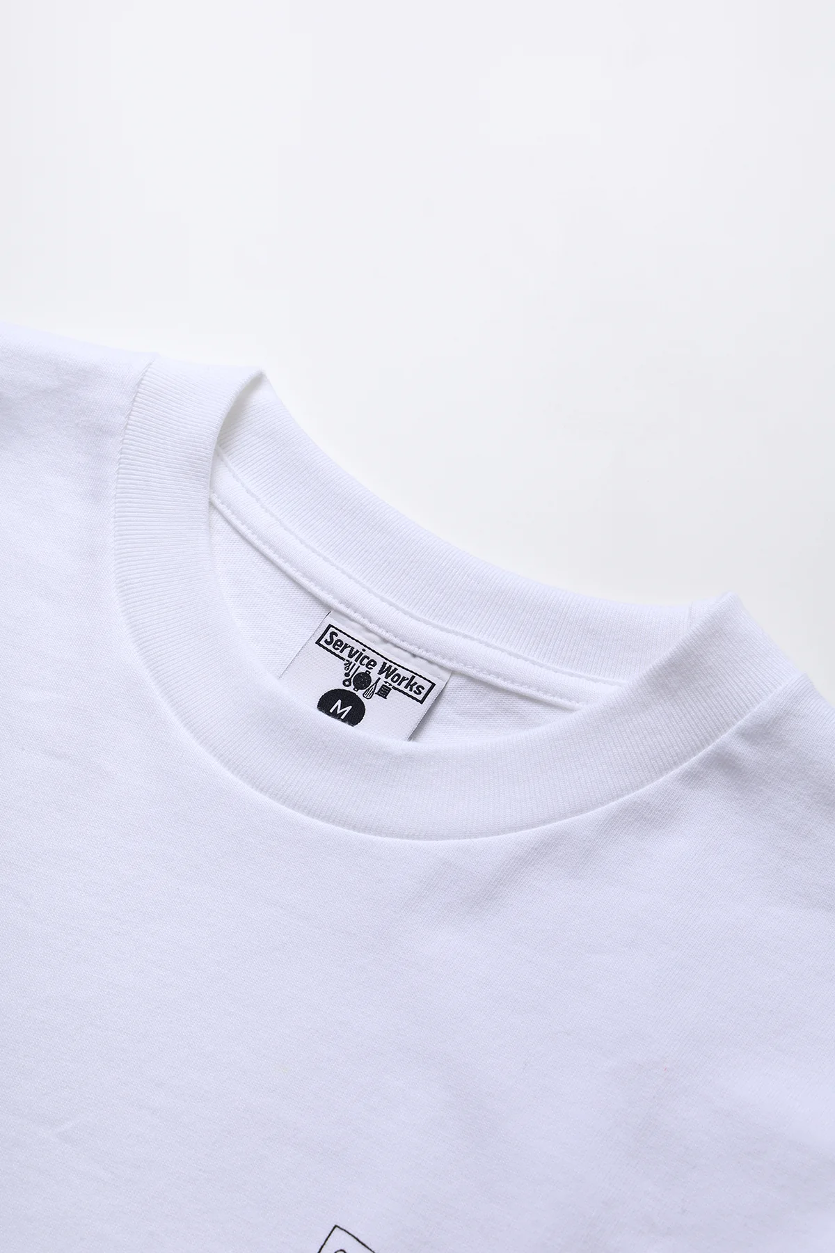 Scribble Logo Tee - White - Image 3