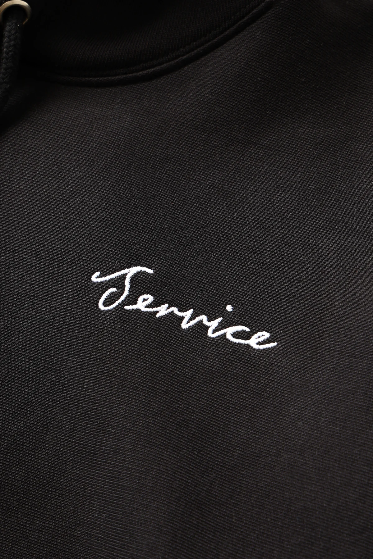 Script Logo Hoodie - Black - Image 3