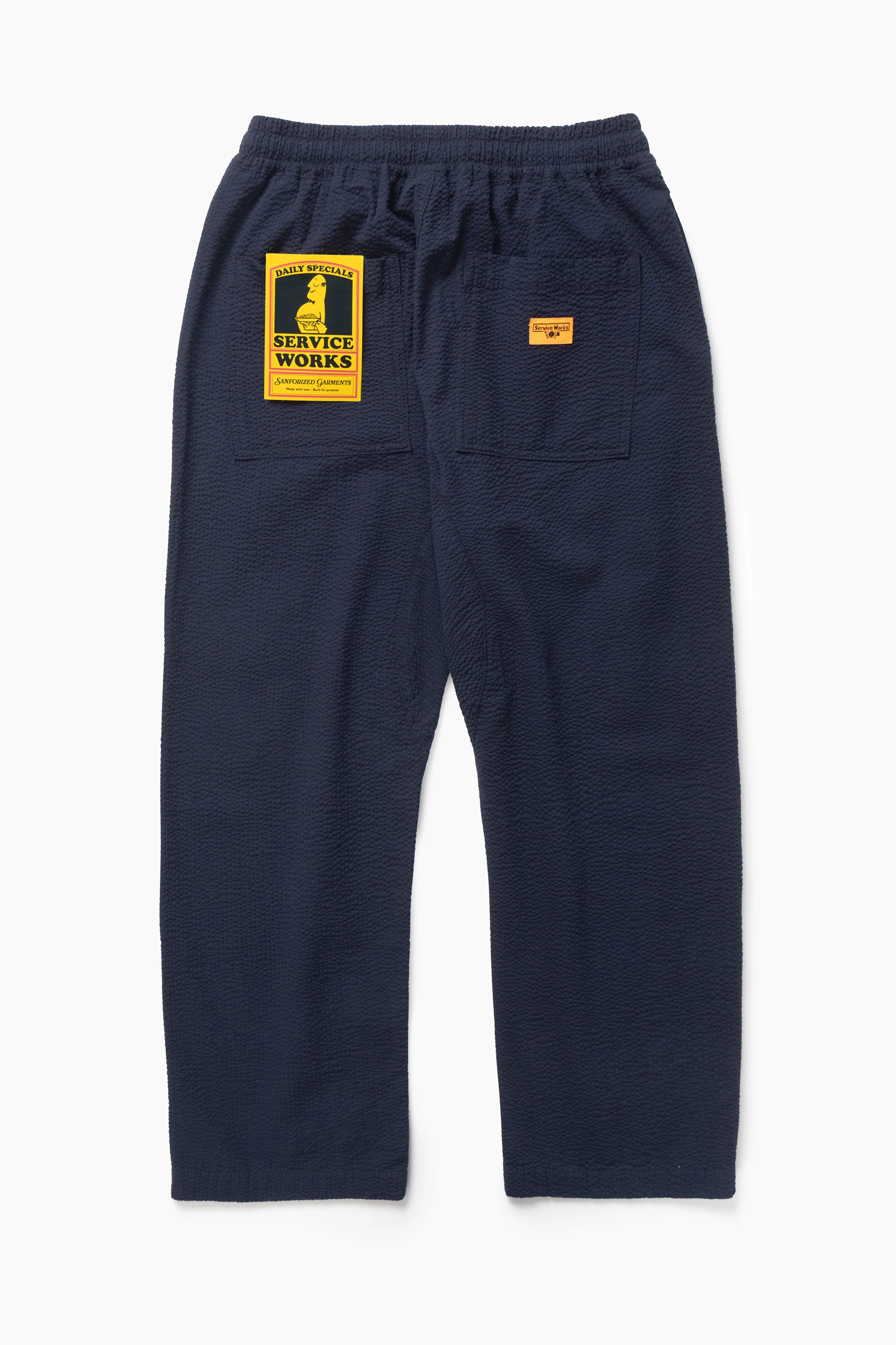 Seersucker Chef Pants - Dark Navy - Image 6