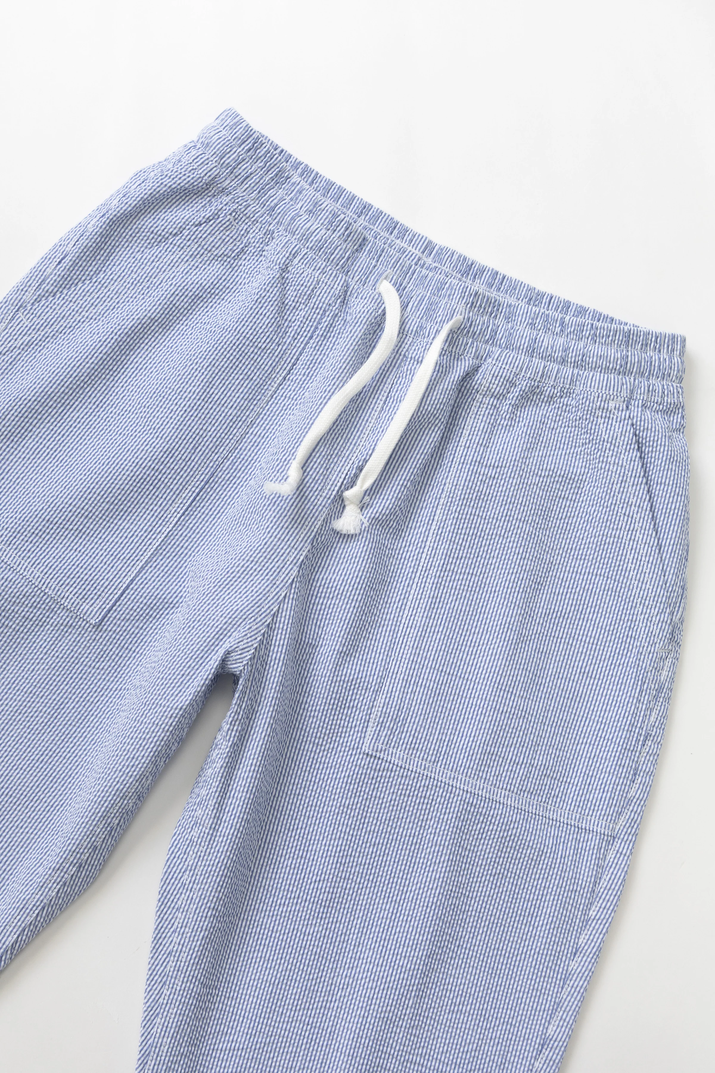 Seersucker Chef Pants - Navy Stripe - Image 2