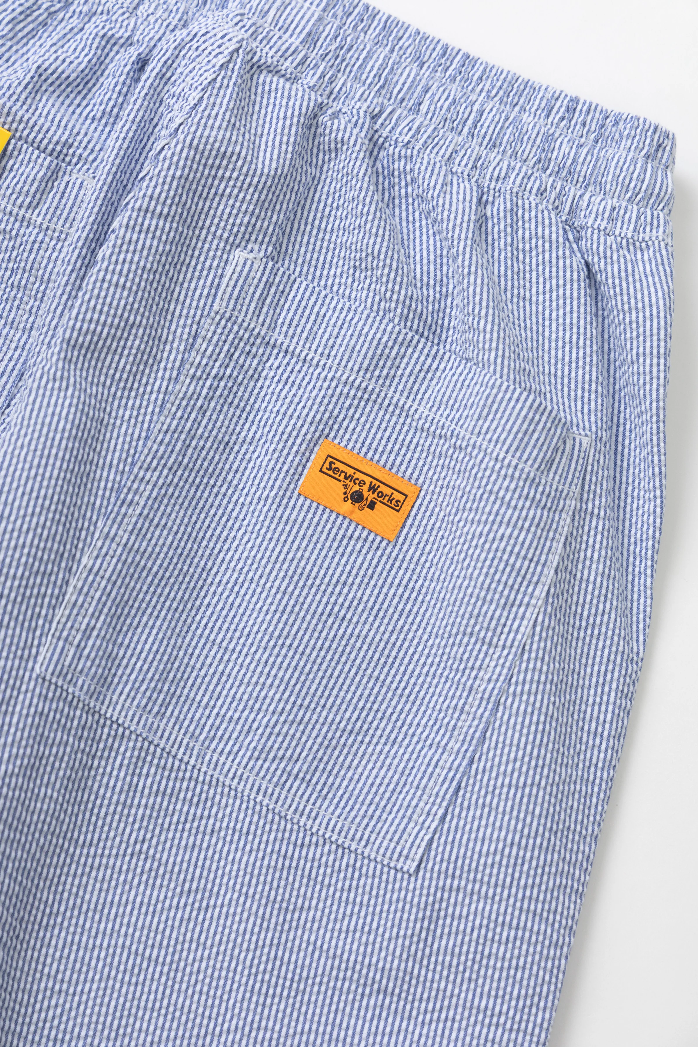 Seersucker Chef Pants - Navy Stripe - Image 5