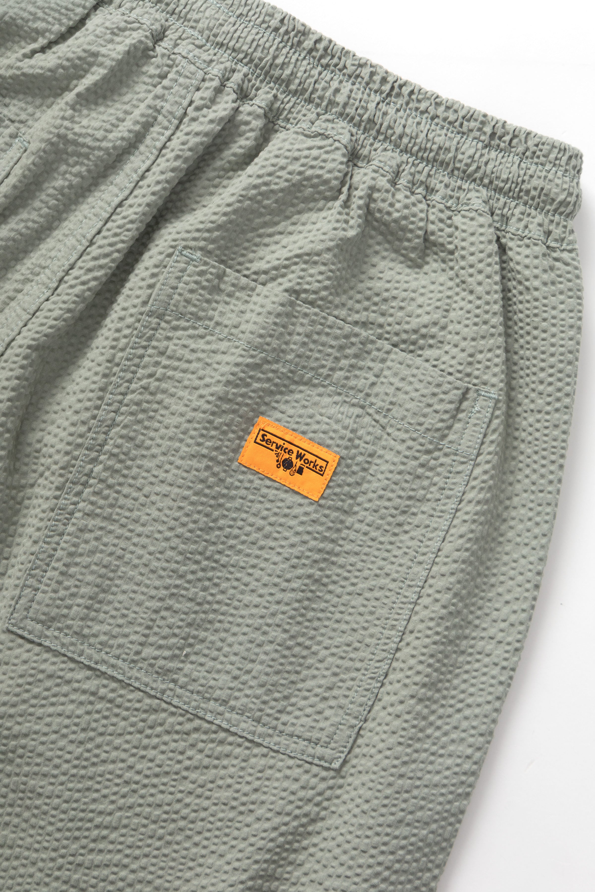Seersucker Chef Pants - Sage - Image 5