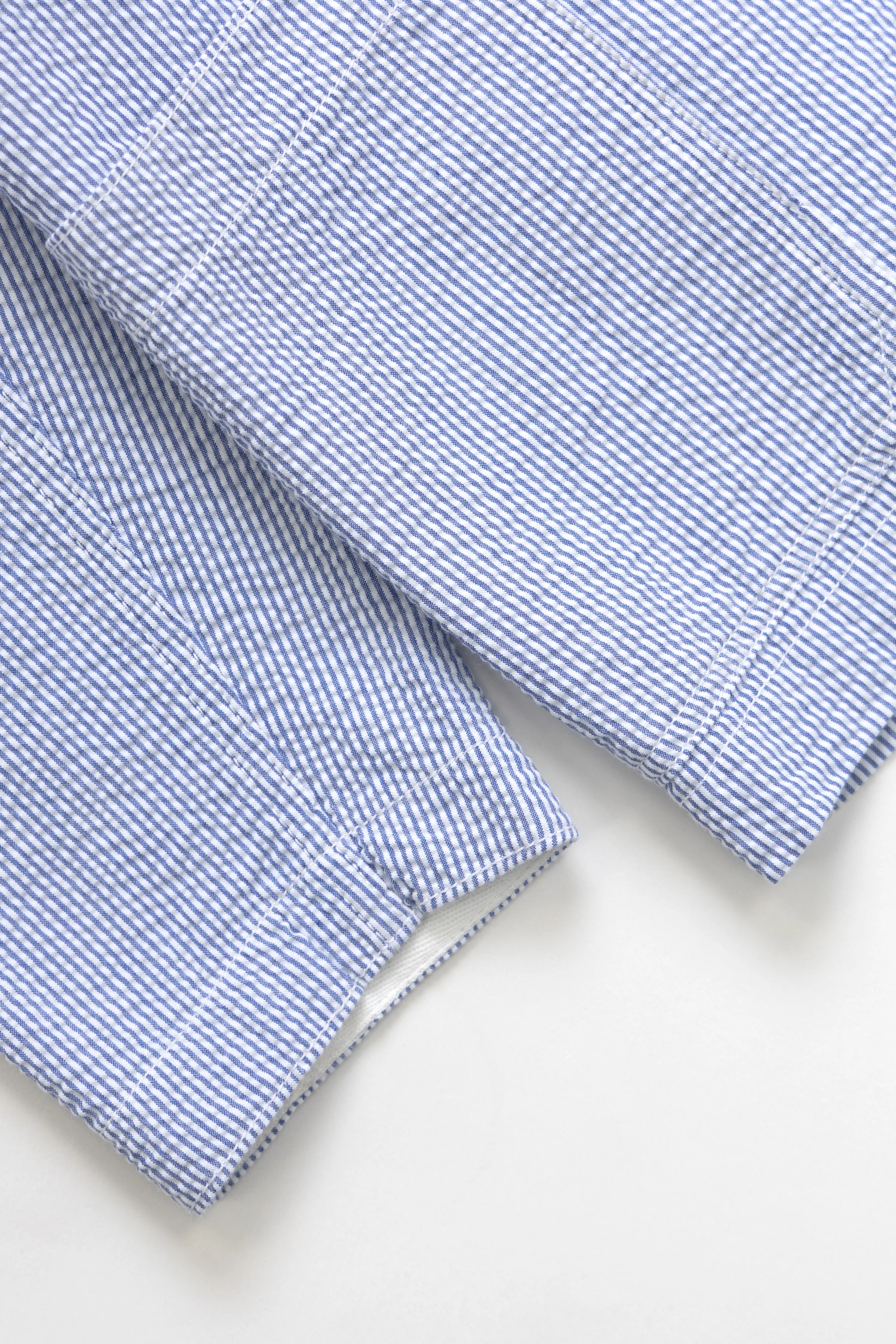 Seersucker Server Suit Jacket - Navy Stripe - Image 4