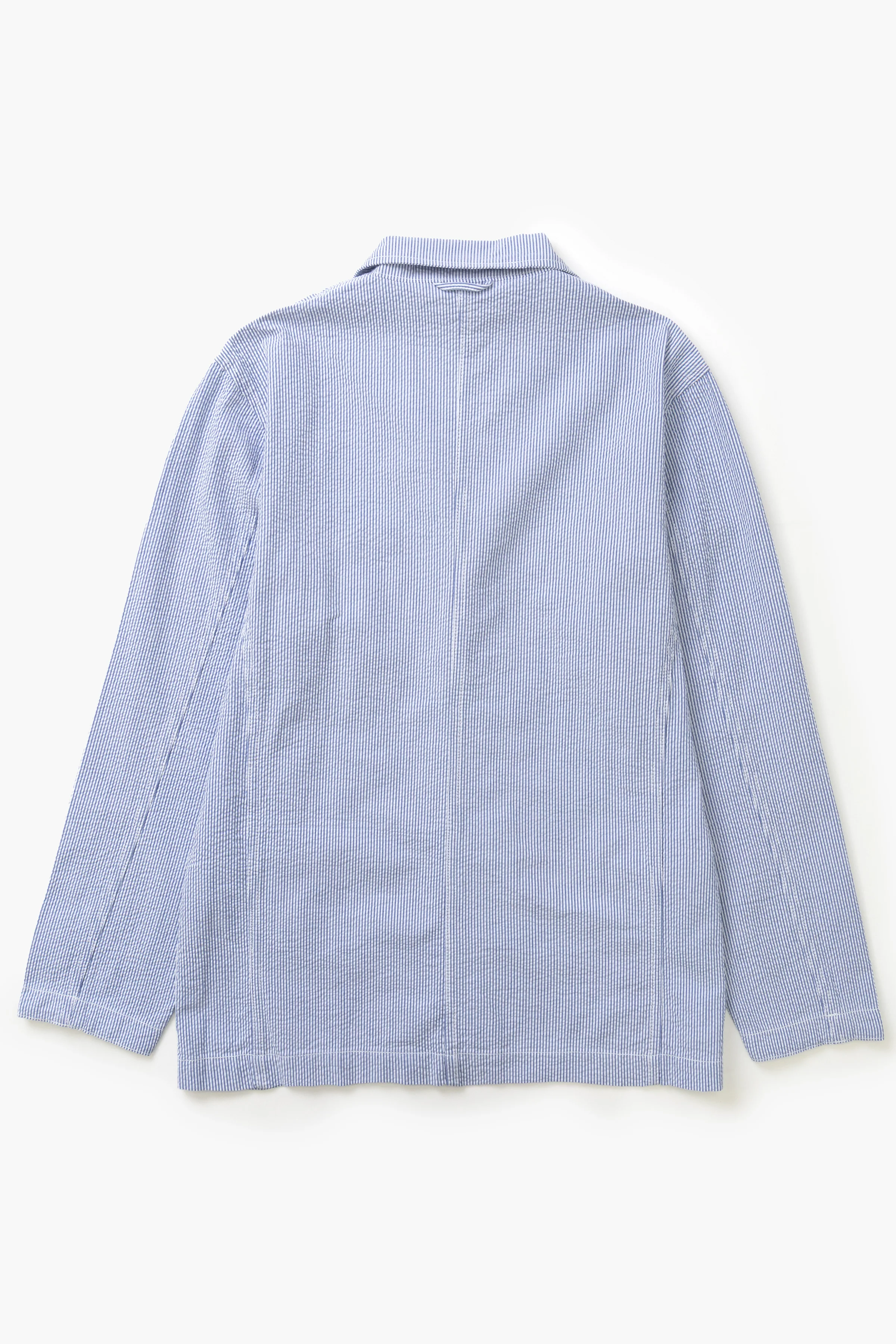 Seersucker Server Suit Jacket - Navy Stripe - Image 6