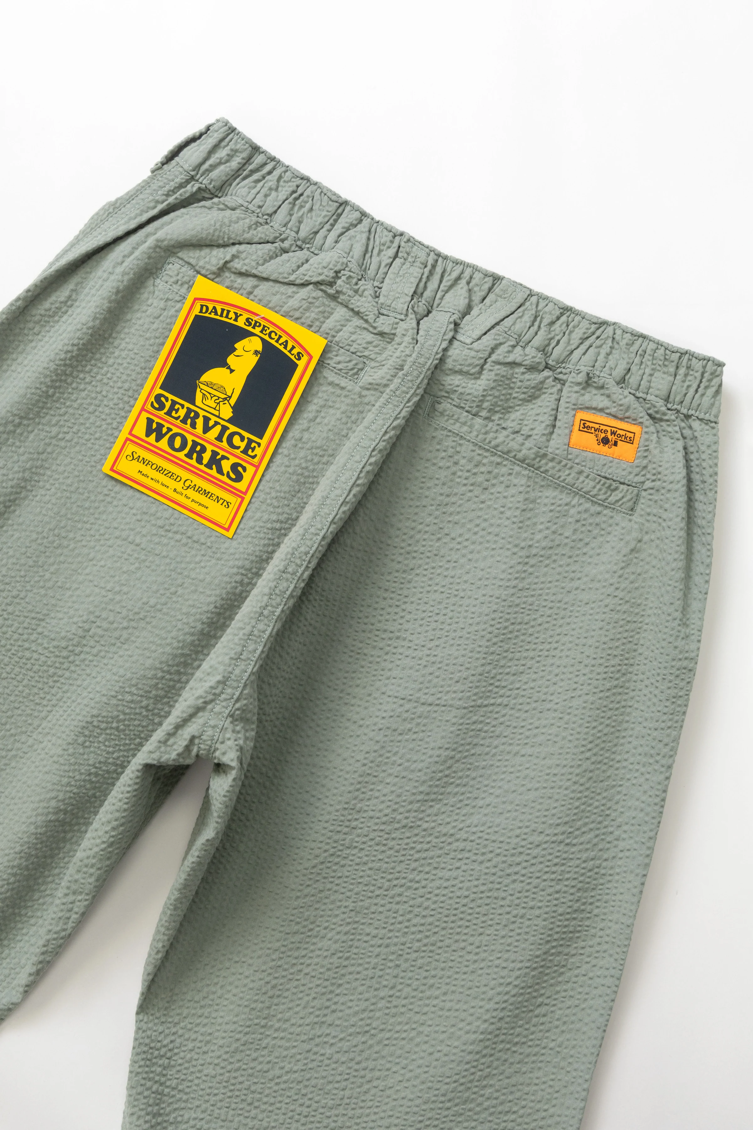 Seersucker Waiters Pant - Sage - Image 4