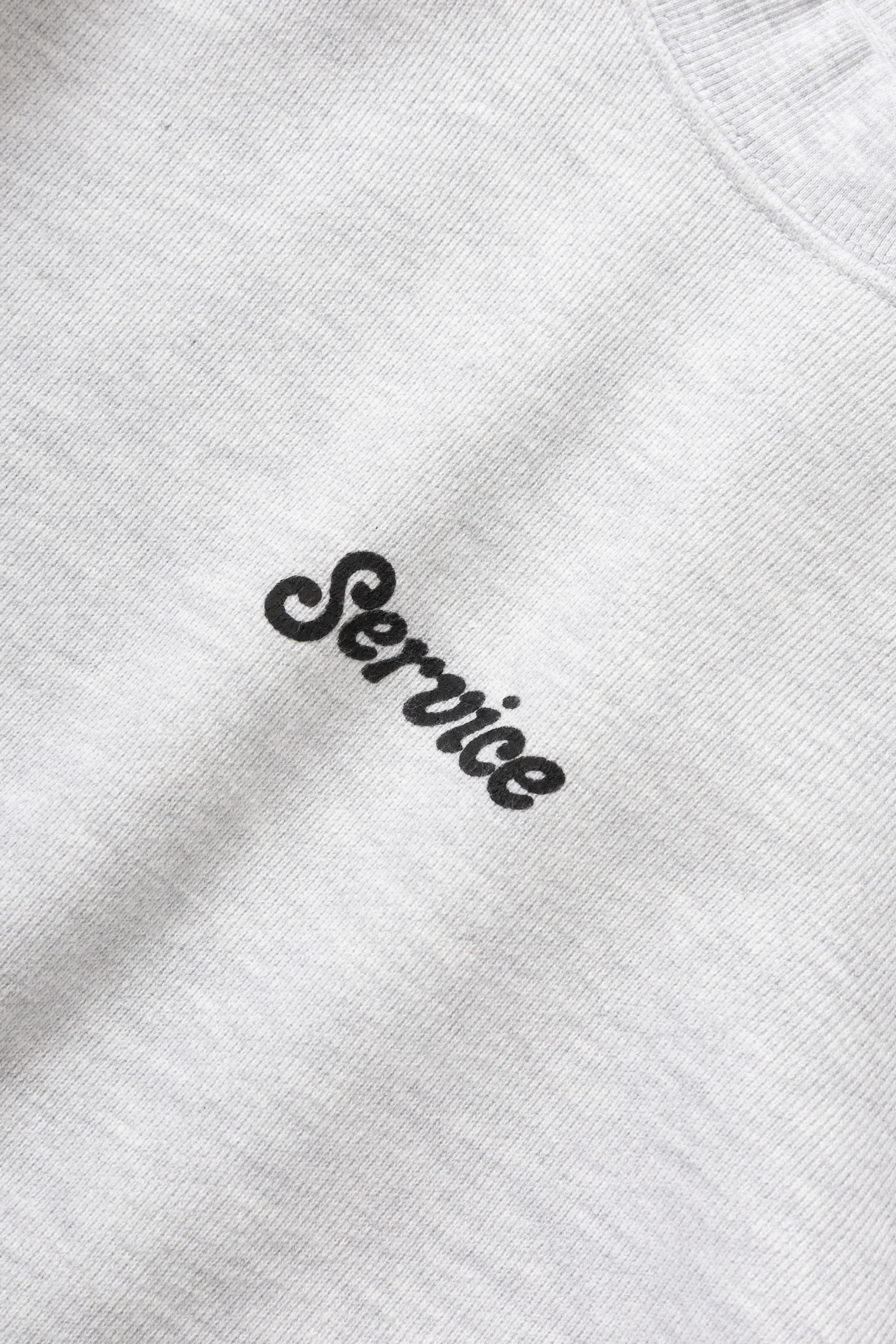 Service Logo Crewneck - Ash - Image 4