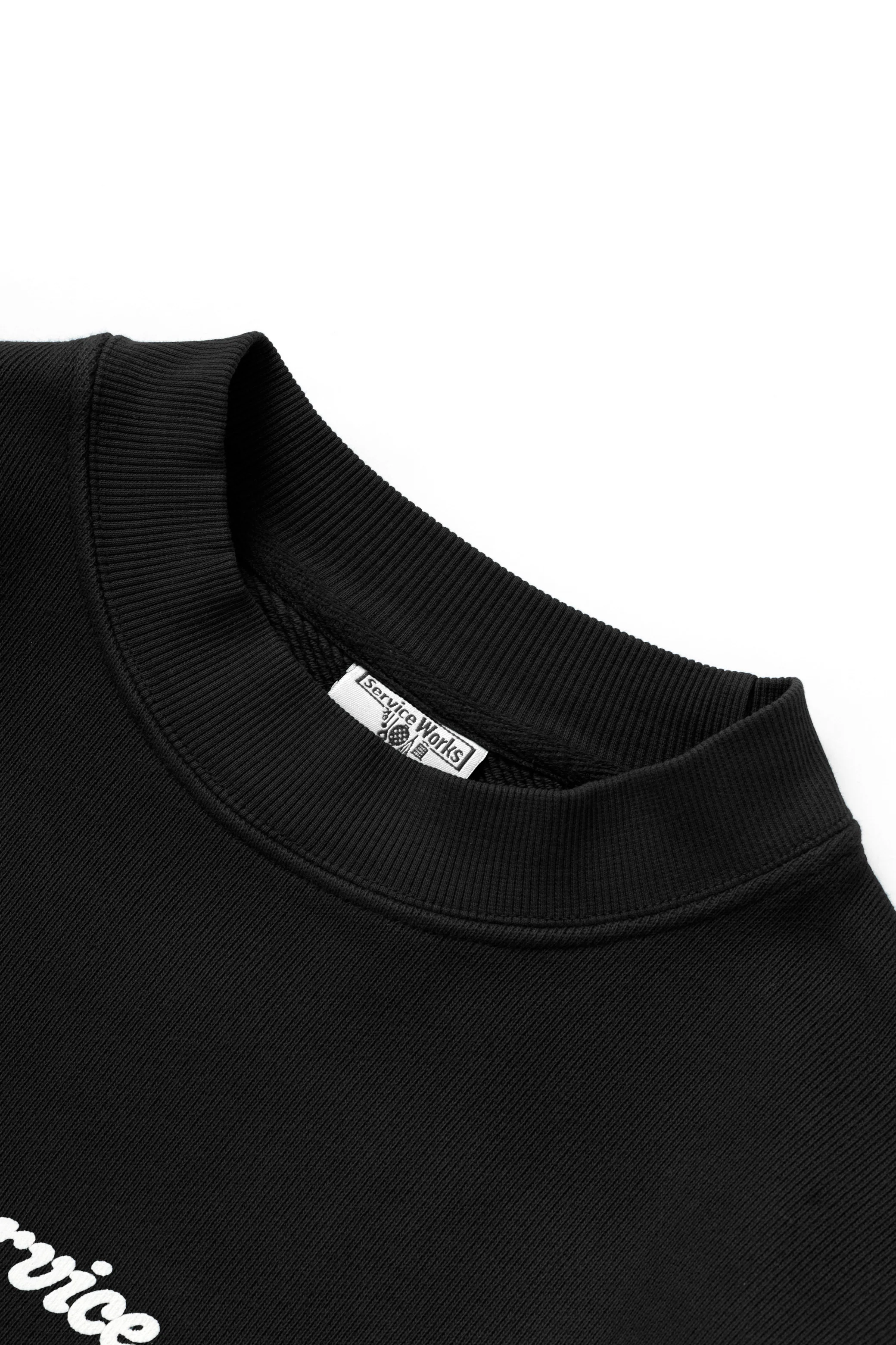 Service Logo Crewneck - Black - Image 3