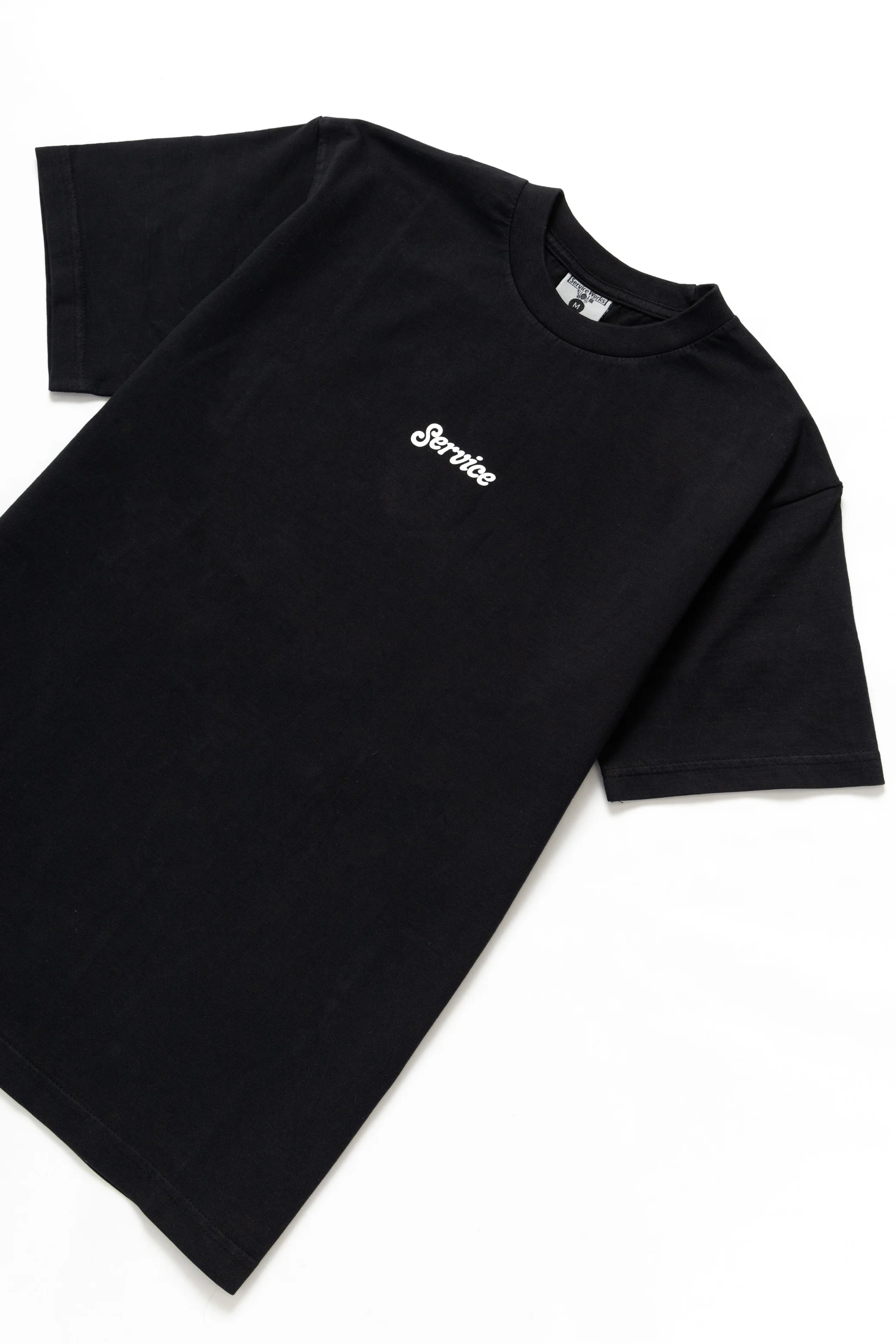 Service Logo Tee - Black - Image 2