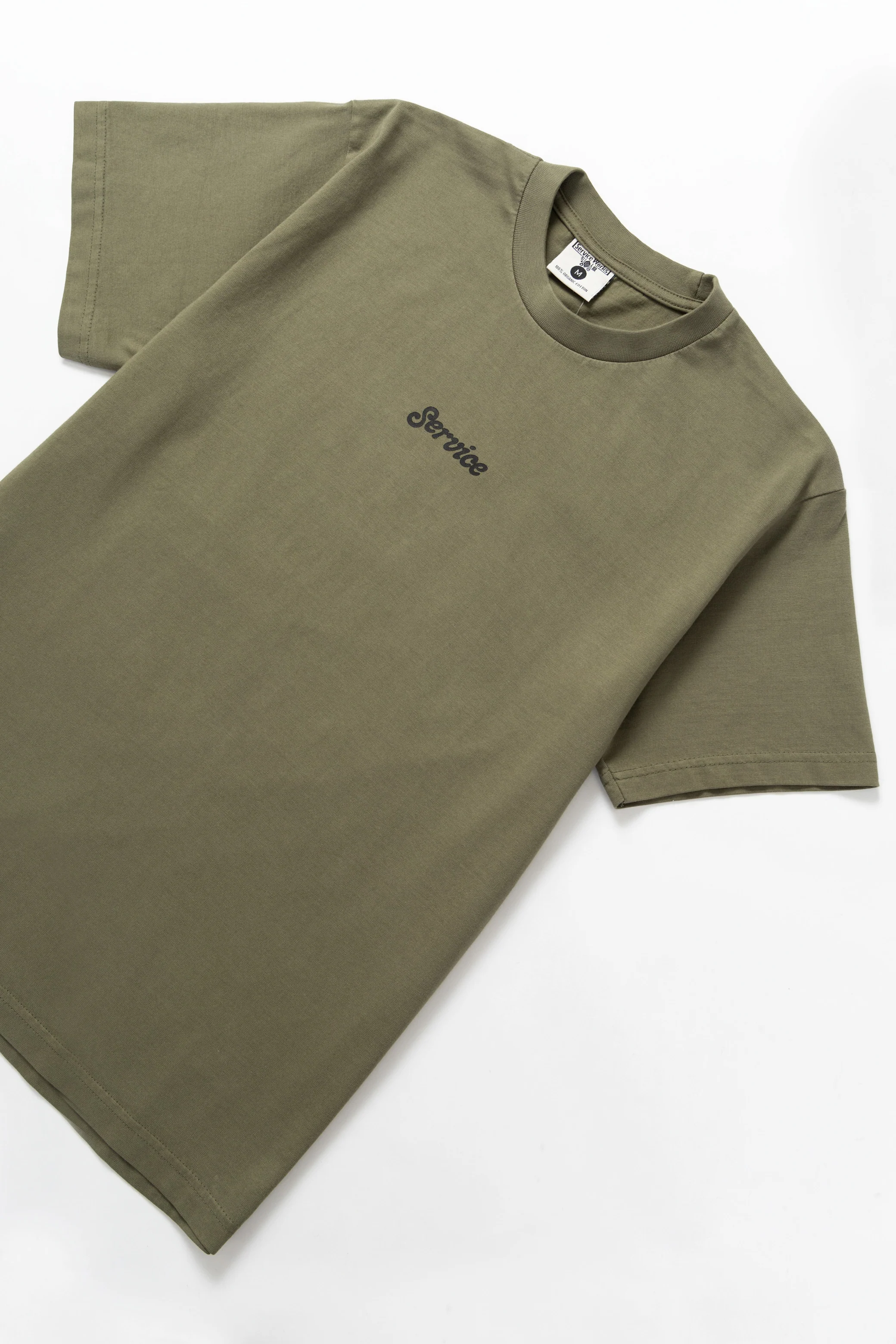 Service Logo Tee - Olive - Image 2