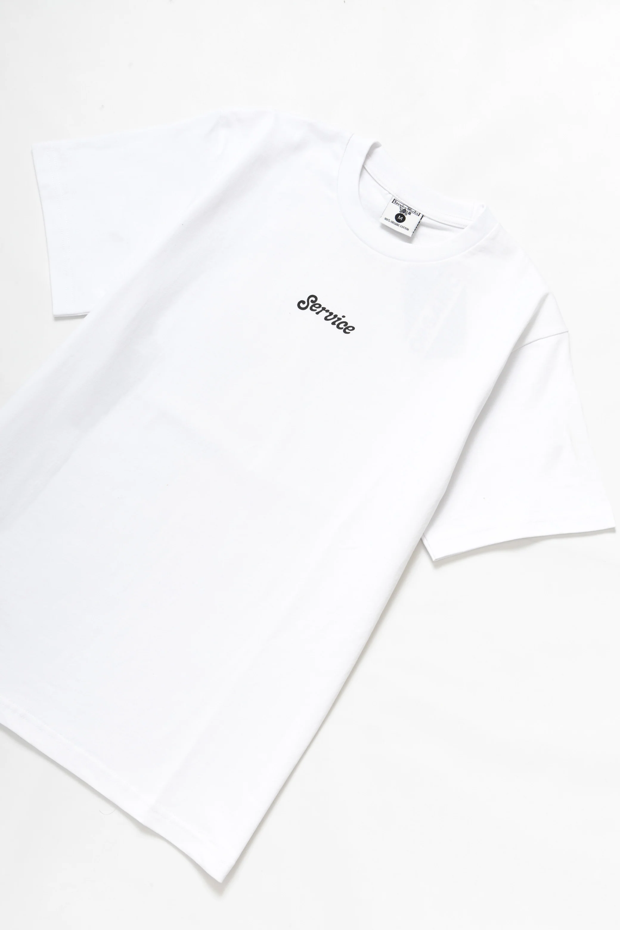 Service Logo Tee - White - Image 2