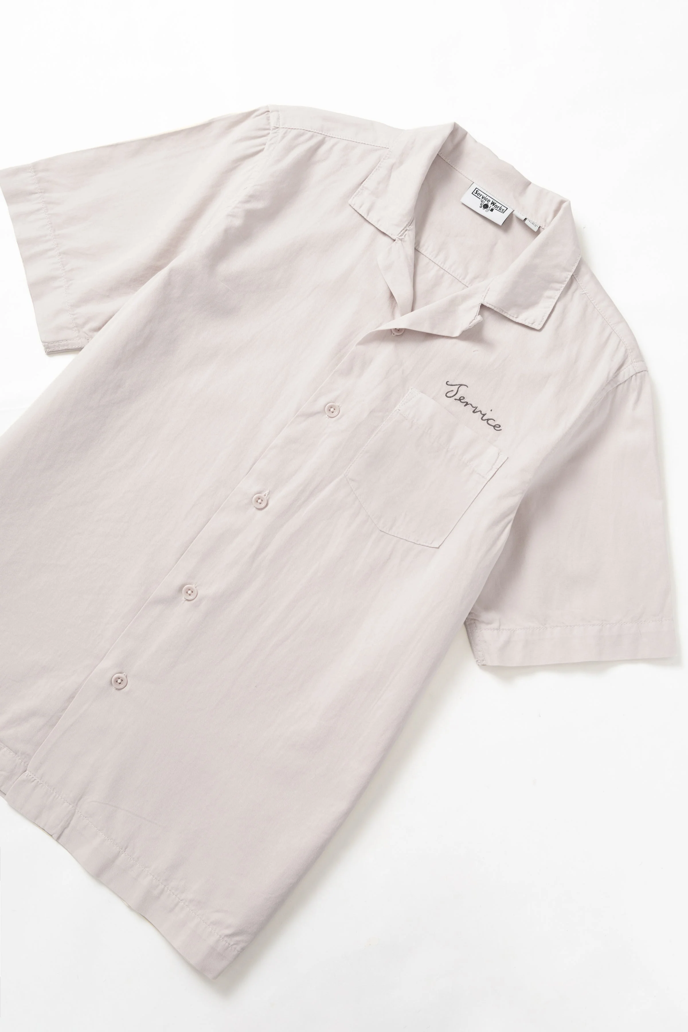 Embroidered Resort Shirt - Salt - Image 2