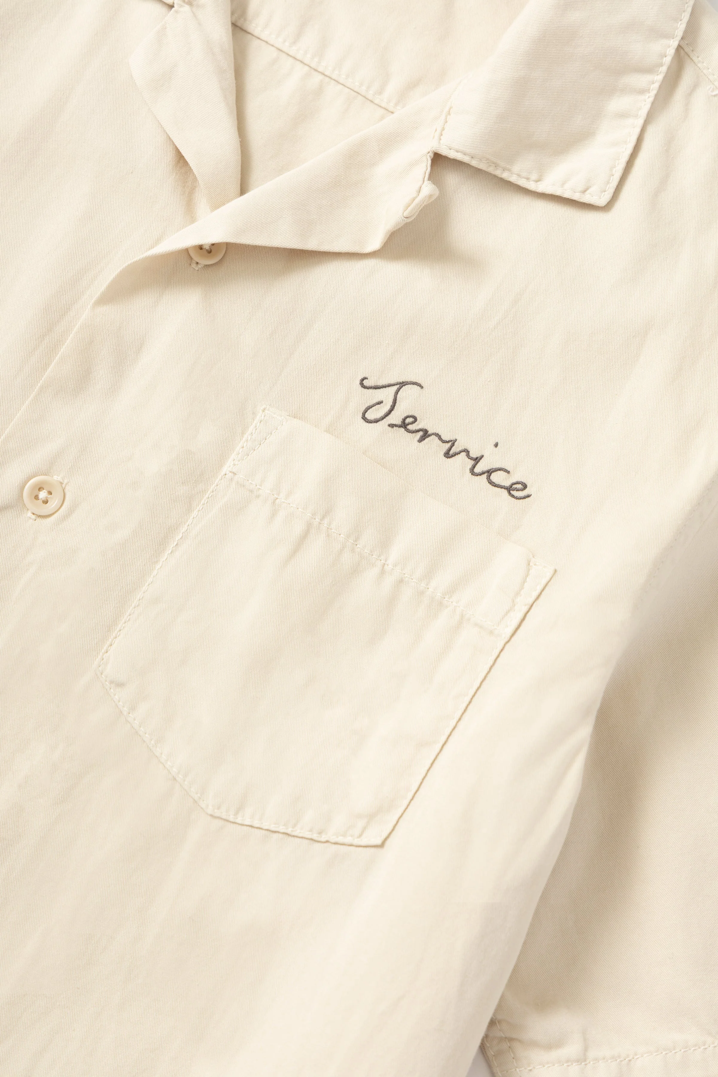Embroidered Resort Shirt - White Oak - Image 3