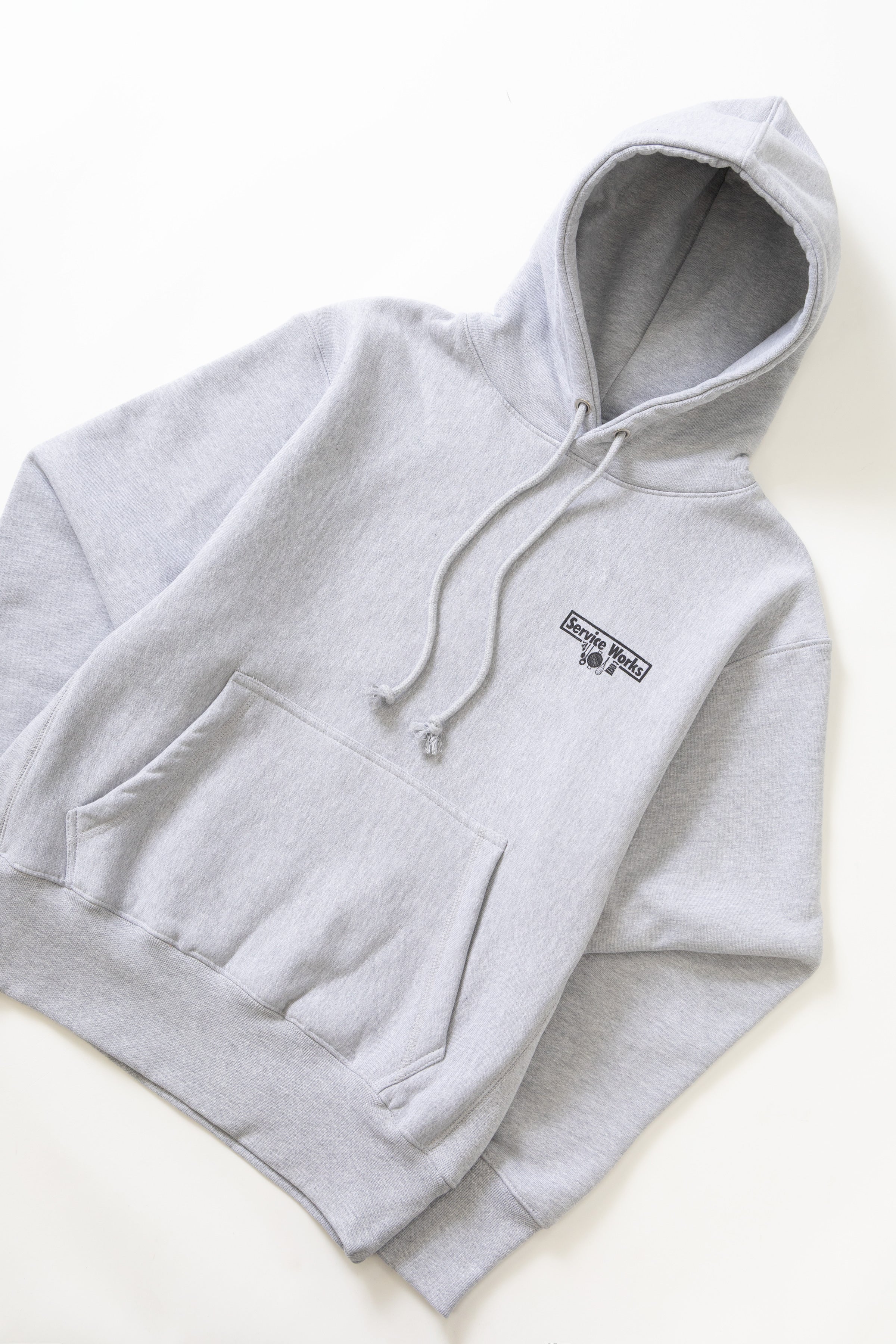Heavyweight Trademark Hoodie - Heather Grey - Image 2