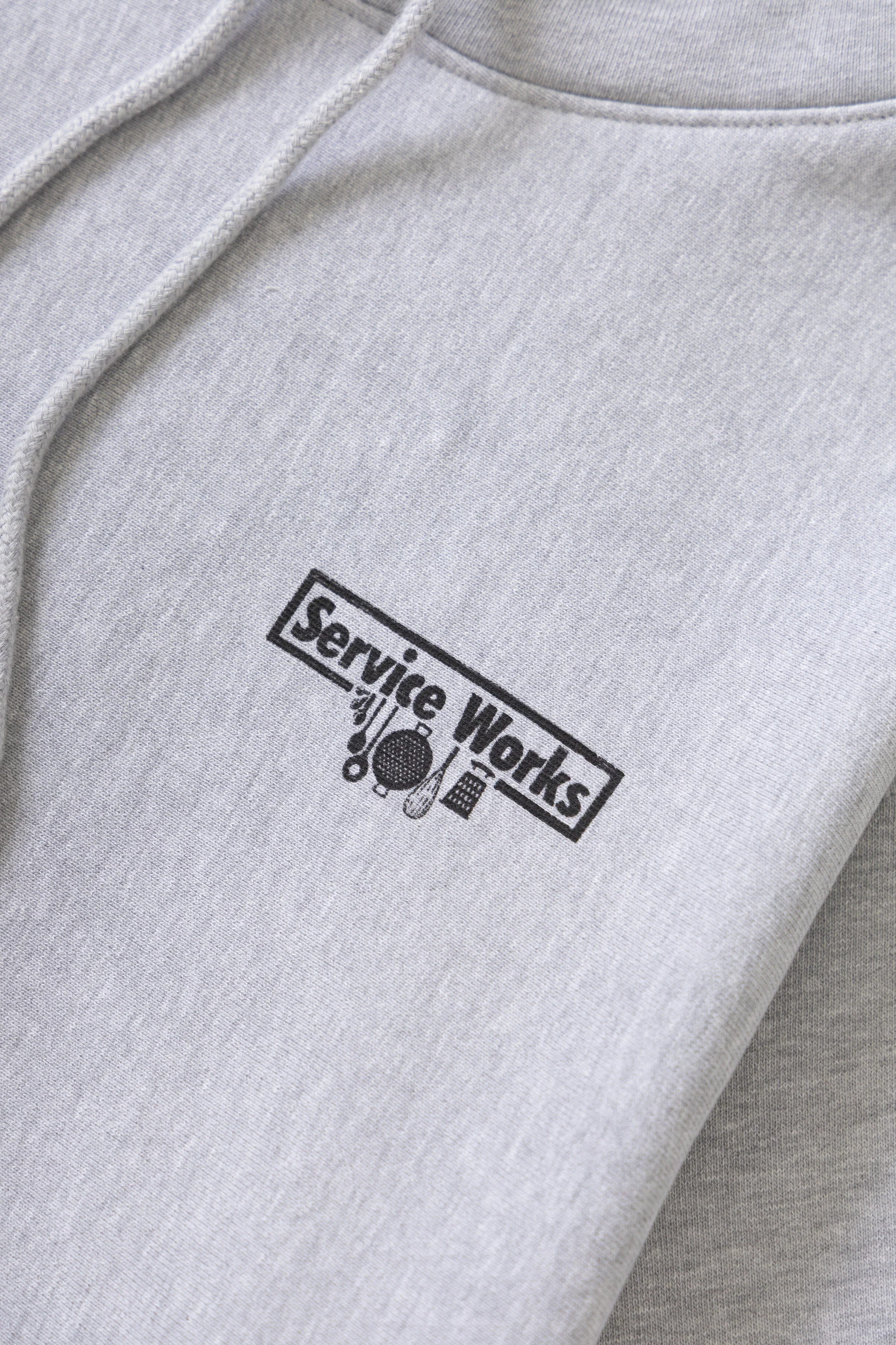 Heavyweight Trademark Hoodie - Heather Grey - Image 3