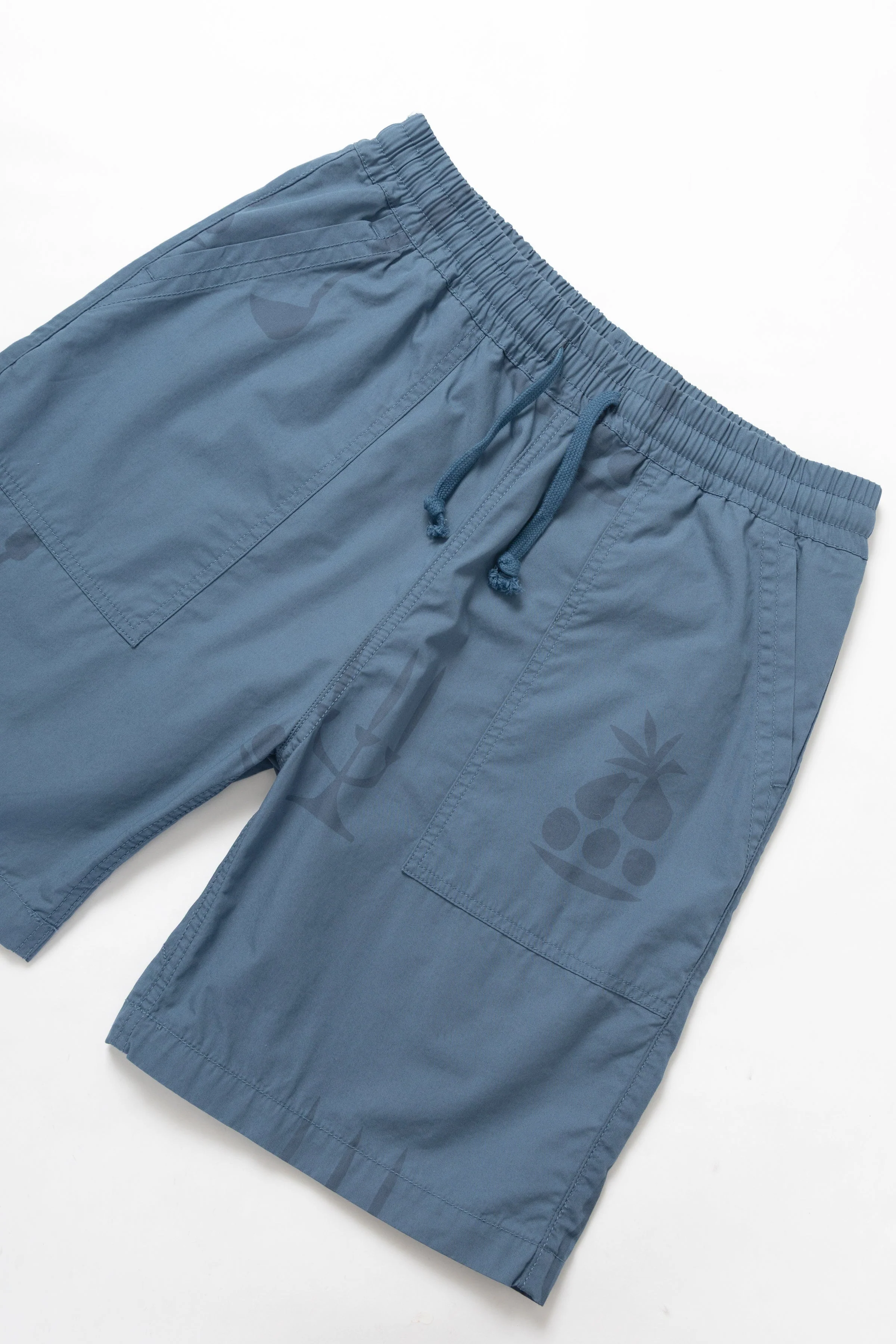 Nourish Printed Chef Shorts - Slate - Image 2