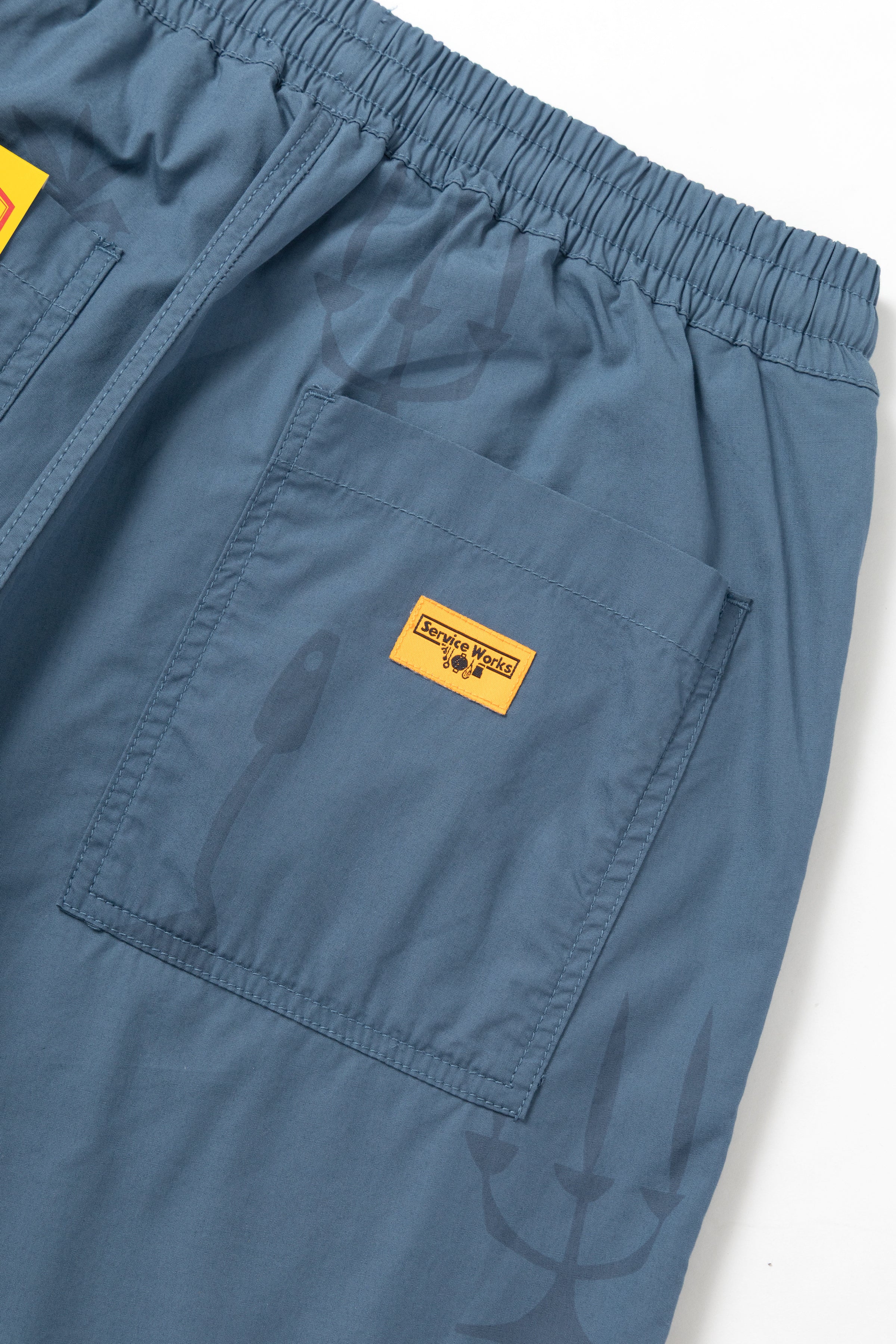 Nourish Printed Chef Shorts - Slate - Image 4