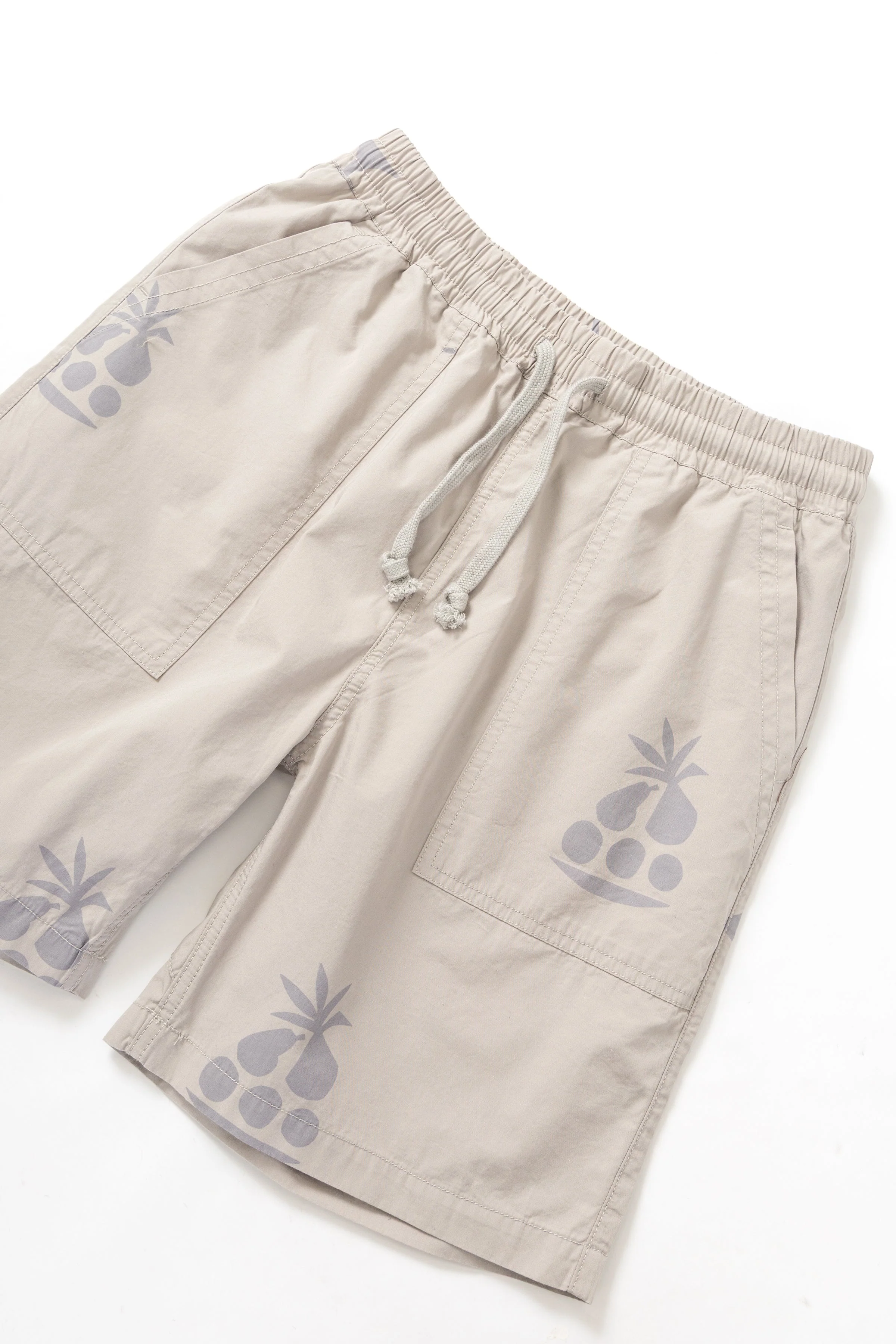 Nourish Printed Chef Shorts - Stone - Image 2