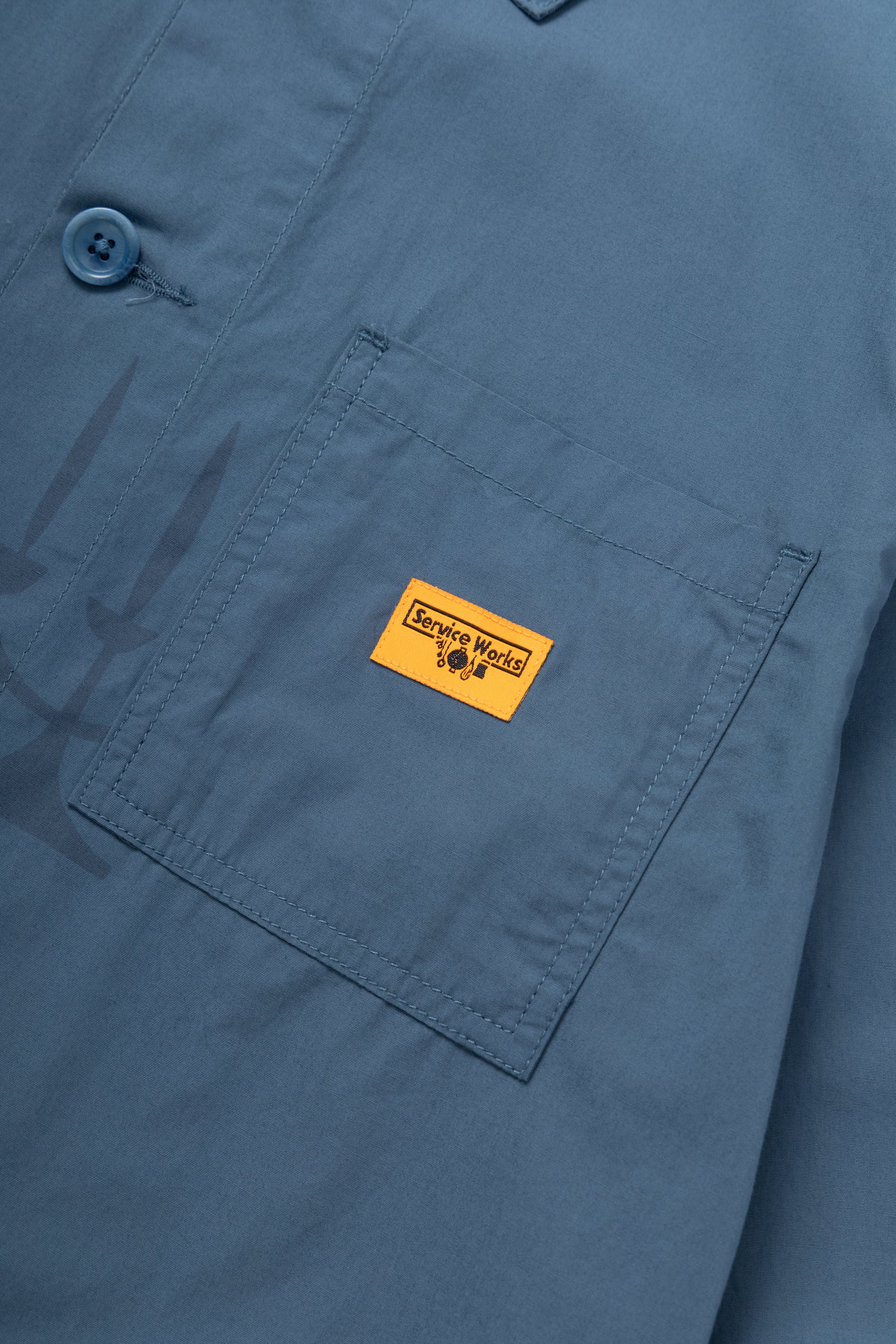 Nourish Printed Chore Shirt - Slate - Image 3