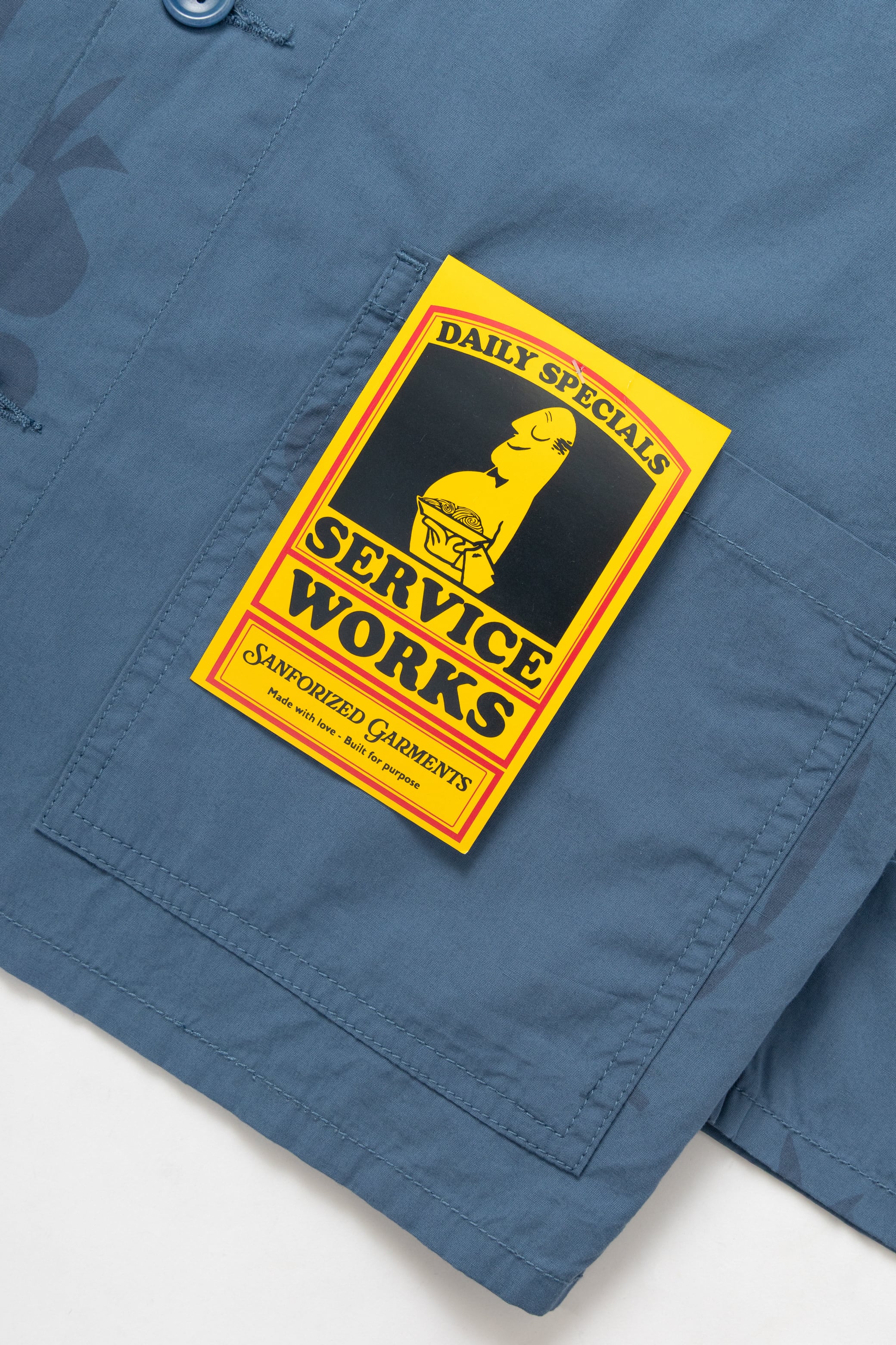 Nourish Printed Chore Shirt - Slate - Image 4