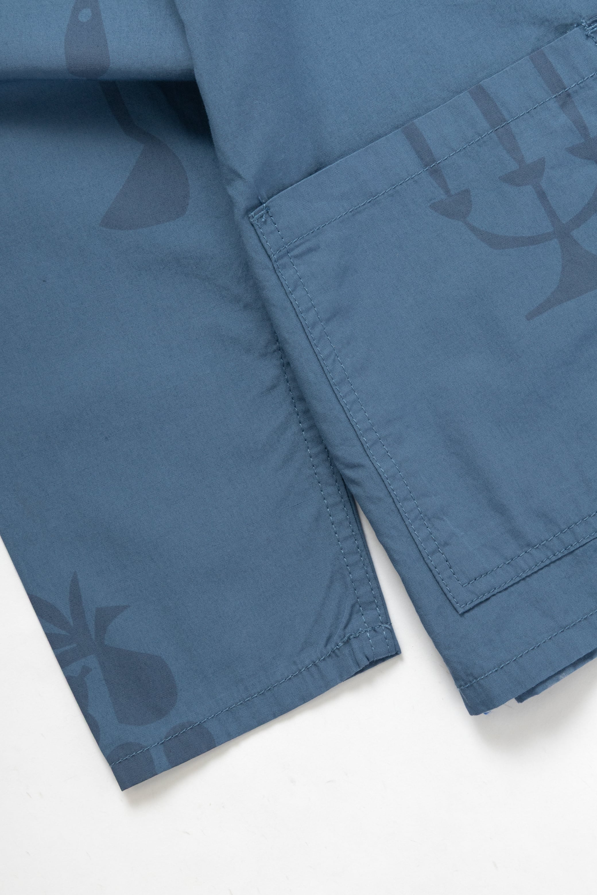 Nourish Printed Chore Shirt - Slate - Image 6