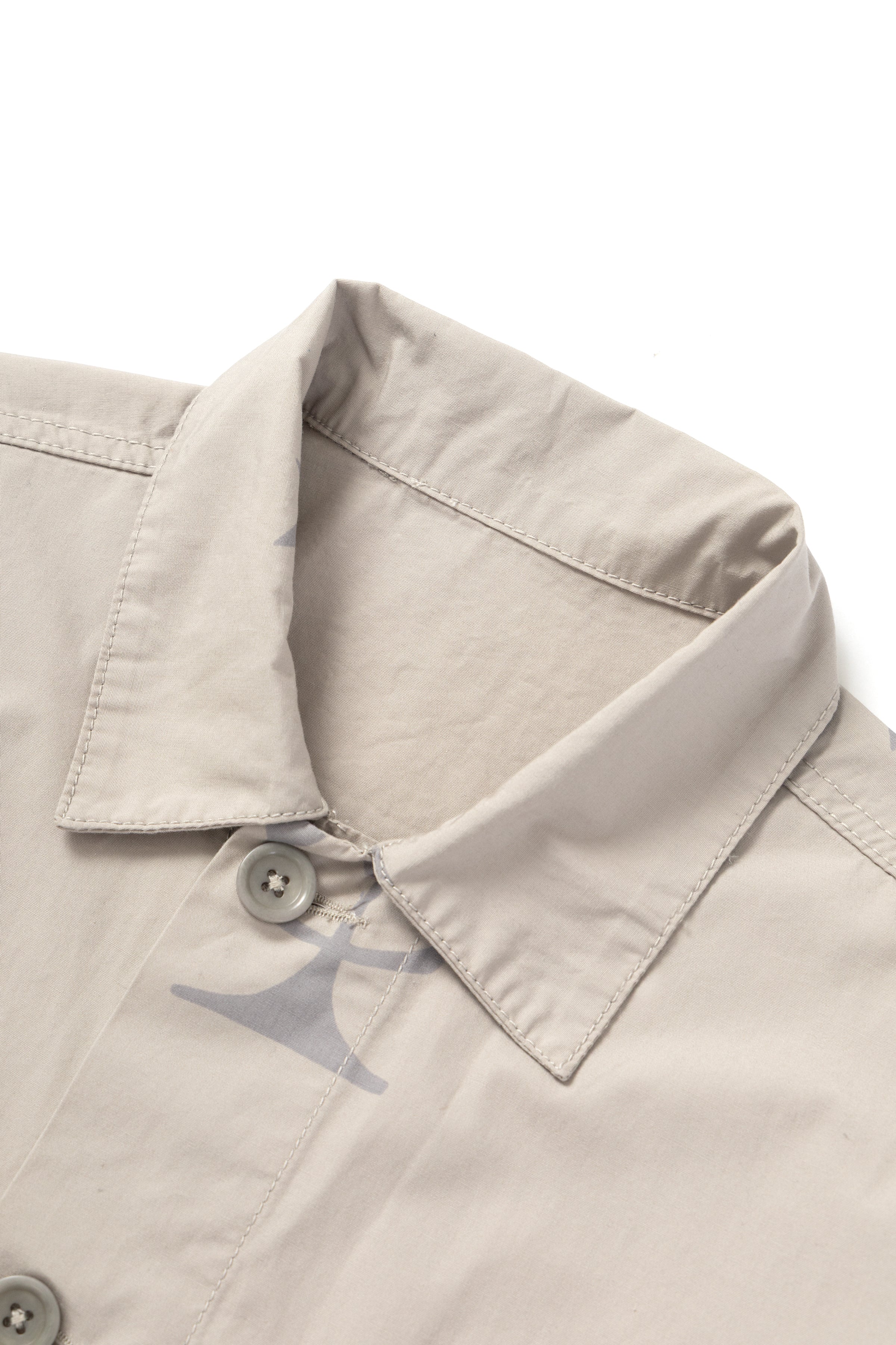 Nourish Printed Chore Shirt - Stone - Image 5