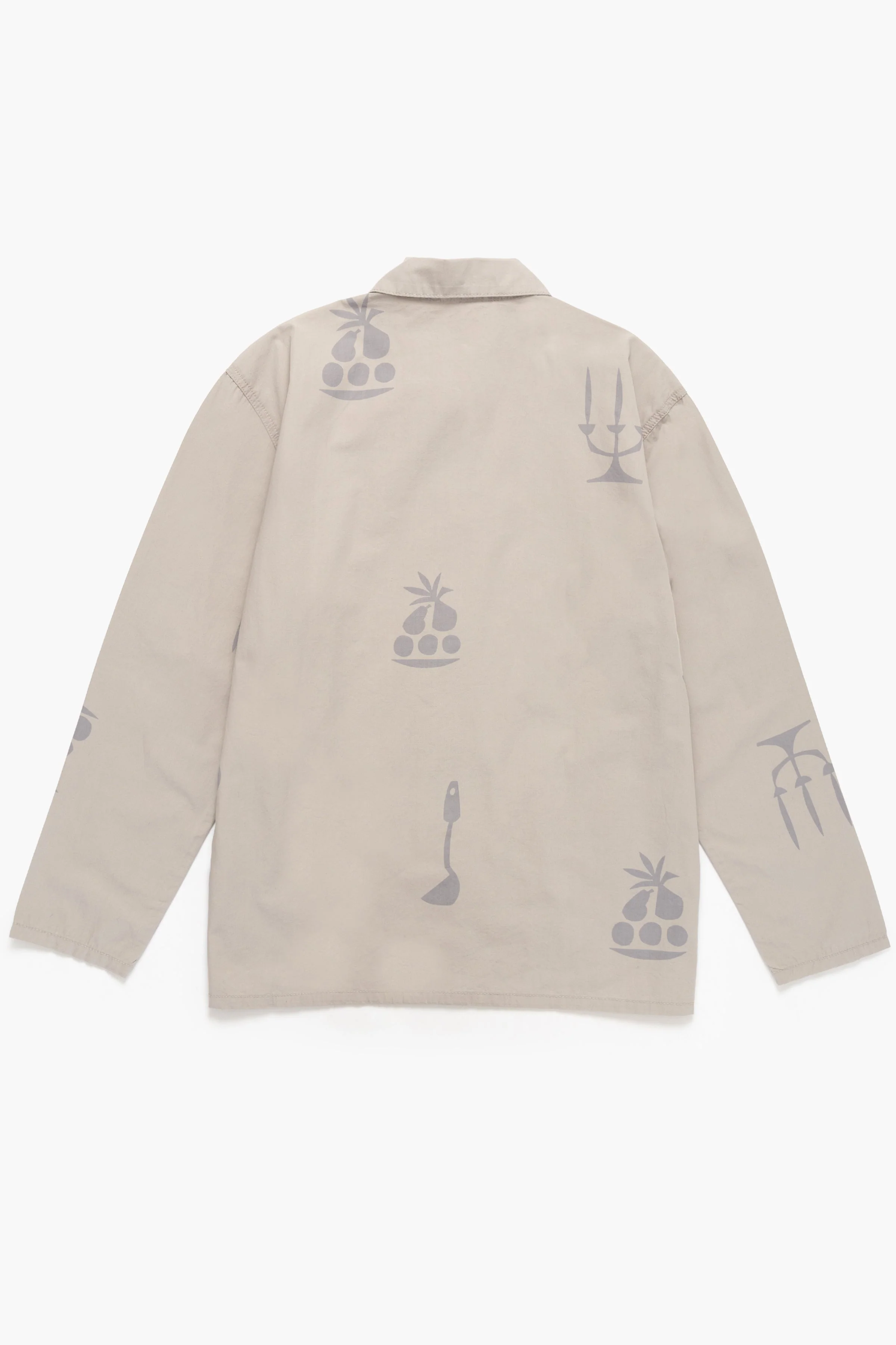 Nourish Printed Chore Shirt - Stone - Image 6