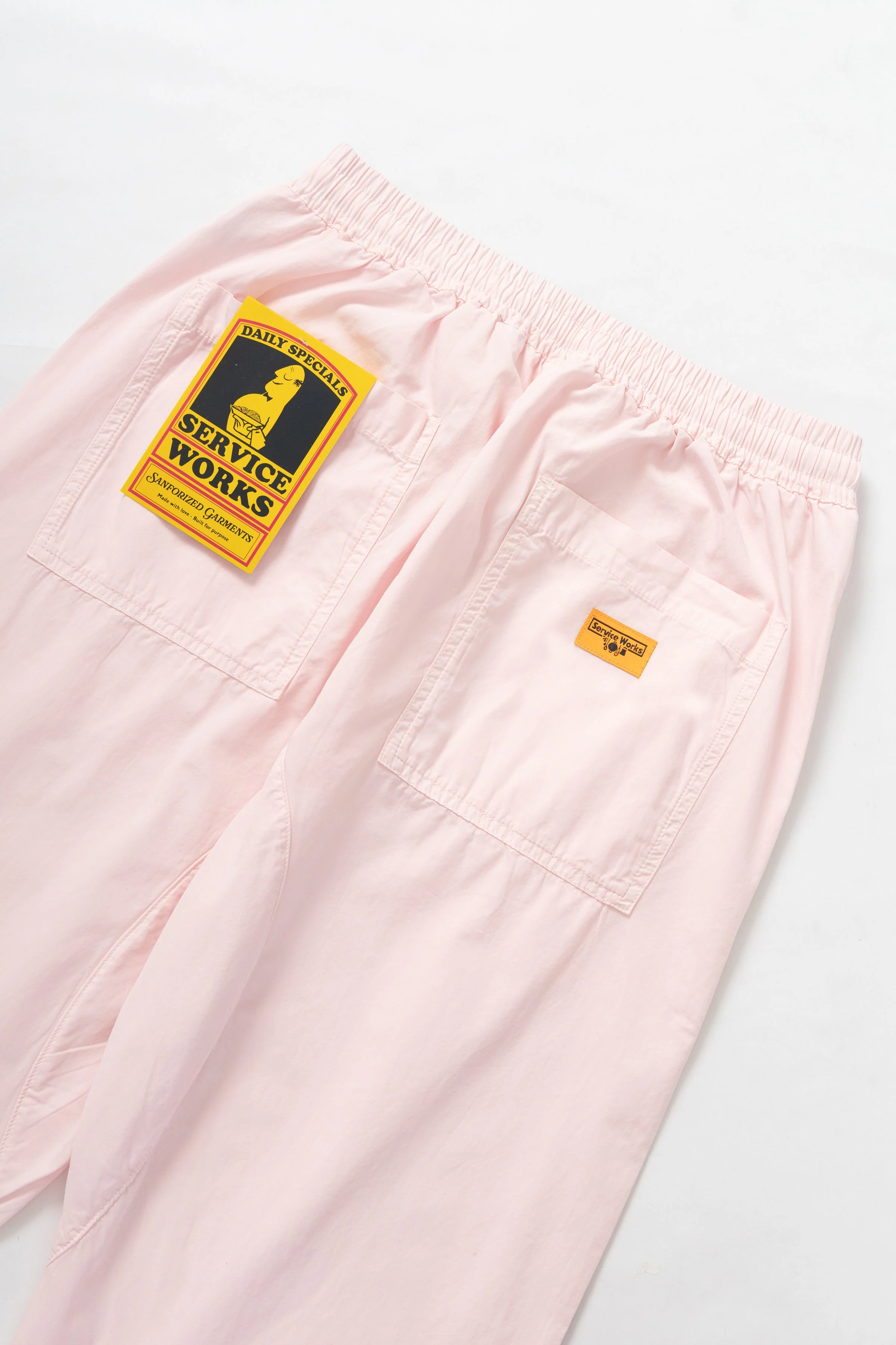 Poplin Chef Pants - Dusty Pink - Image 4