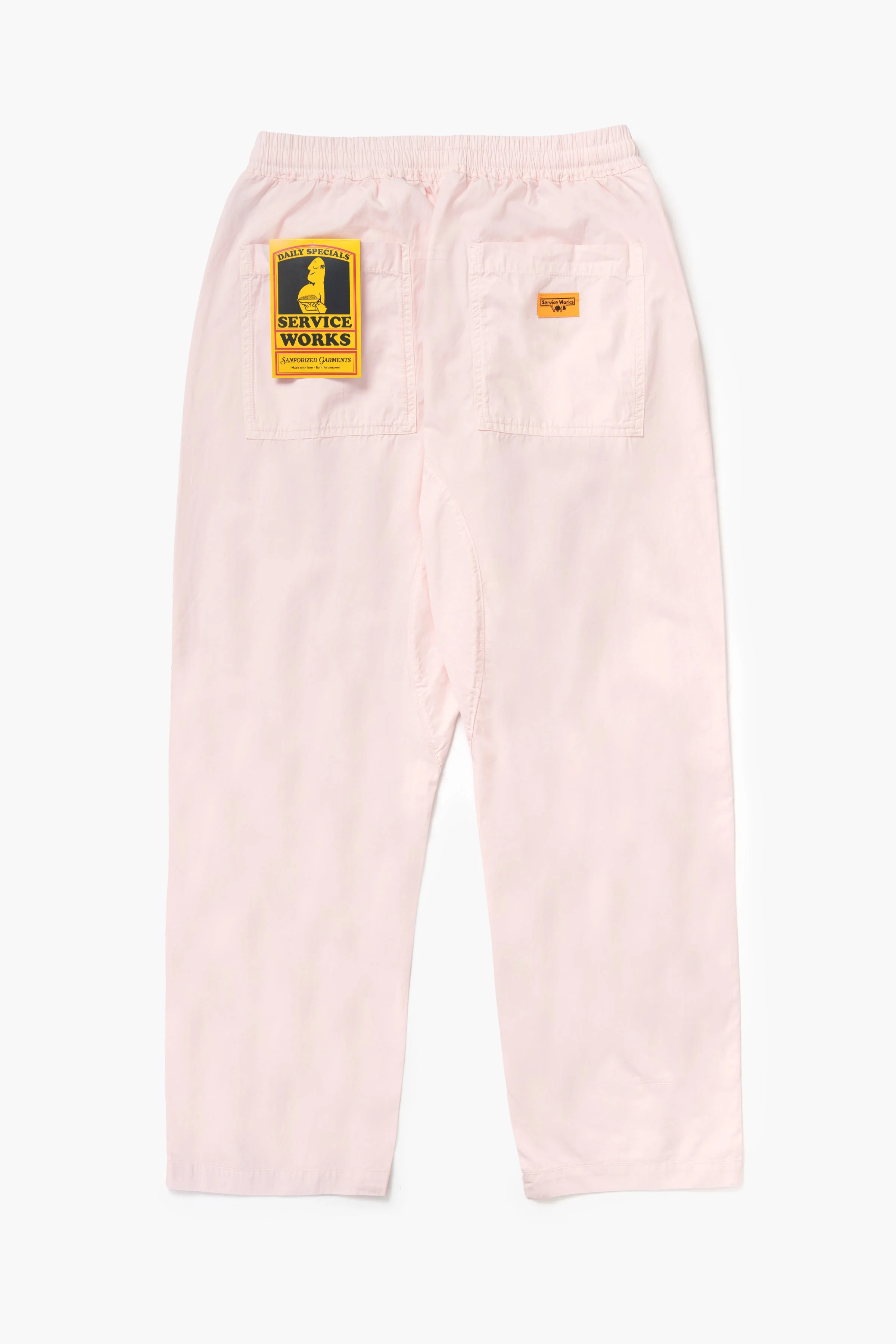 Poplin Chef Pants - Dusty Pink - Image 6