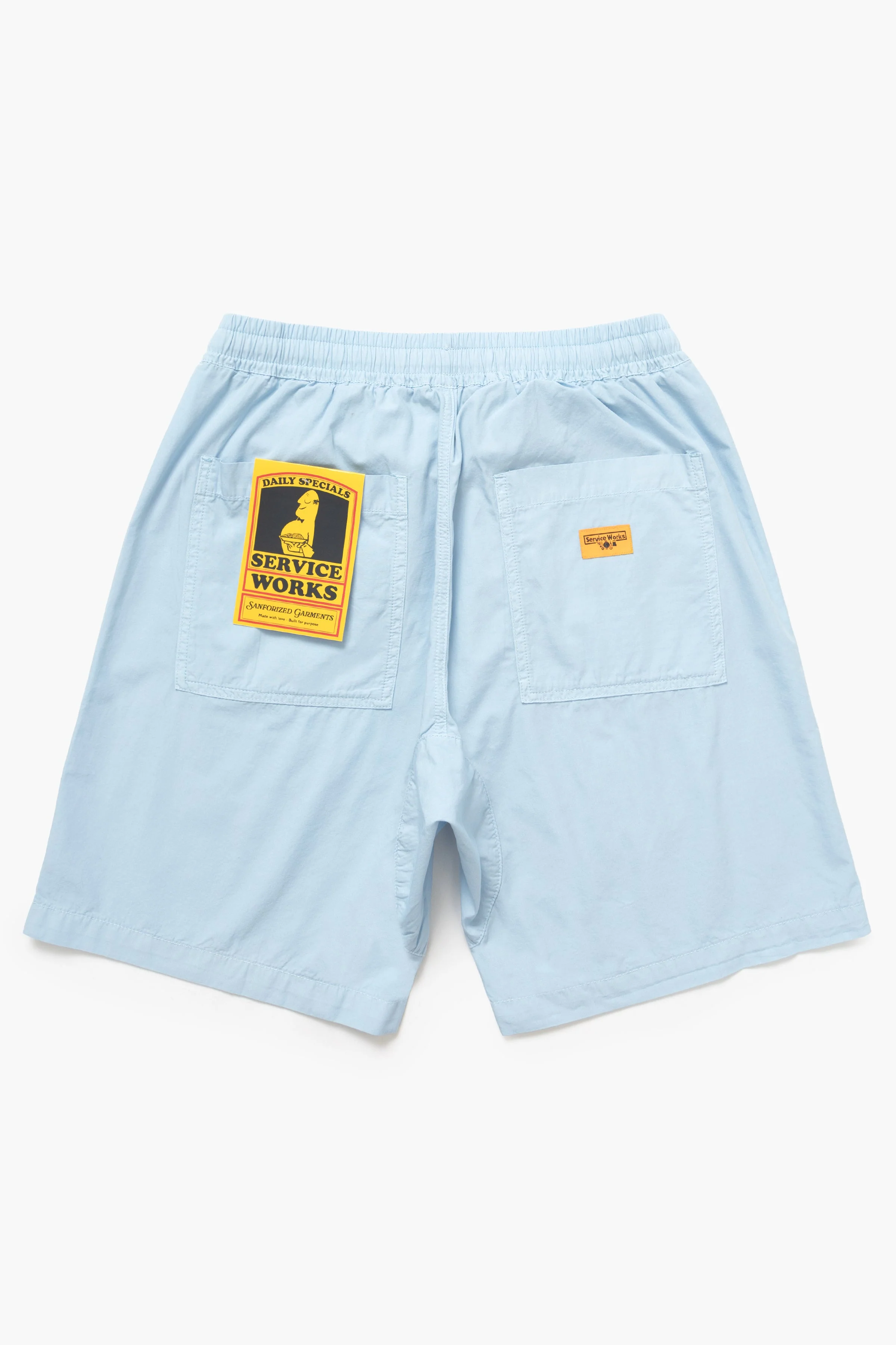 Poplin Chef Shorts - Powder - Image 5