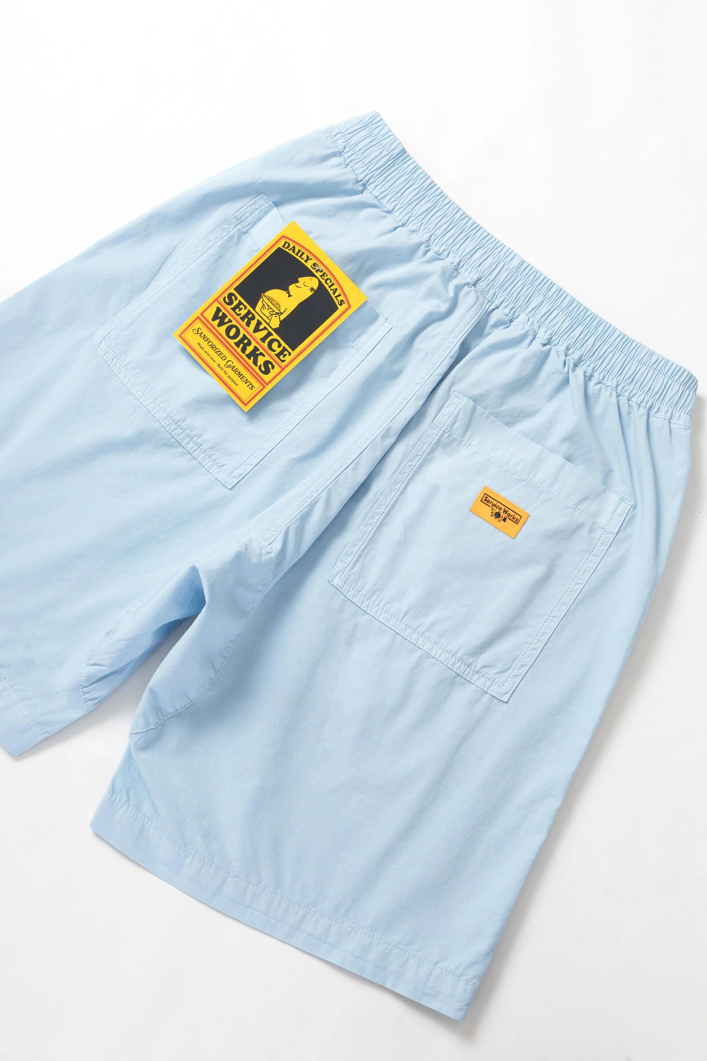 Poplin Chef Shorts - Powder - Image 6